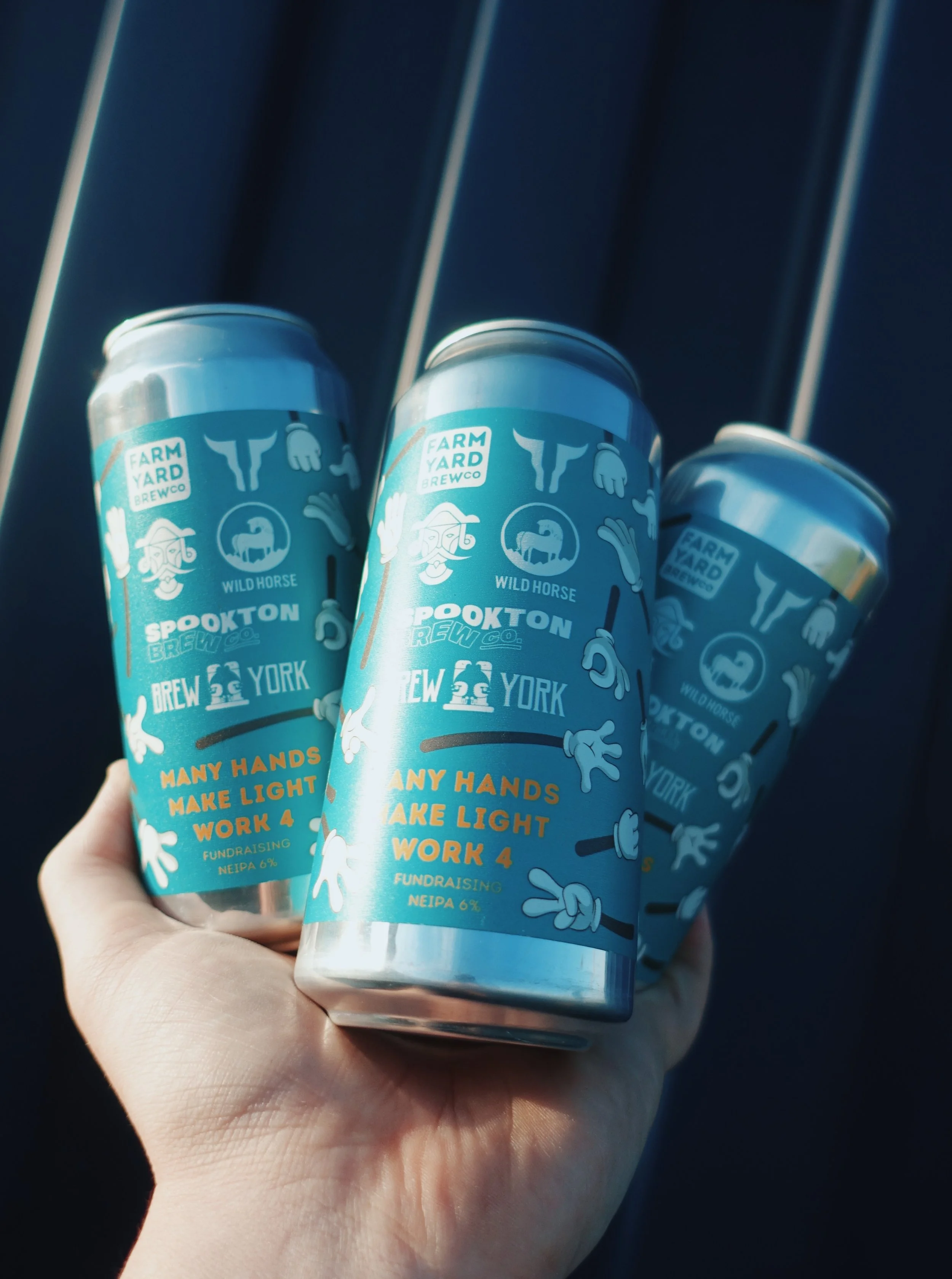 Many Hands Make Light Work 4 - 6% Fundraising NEIPA