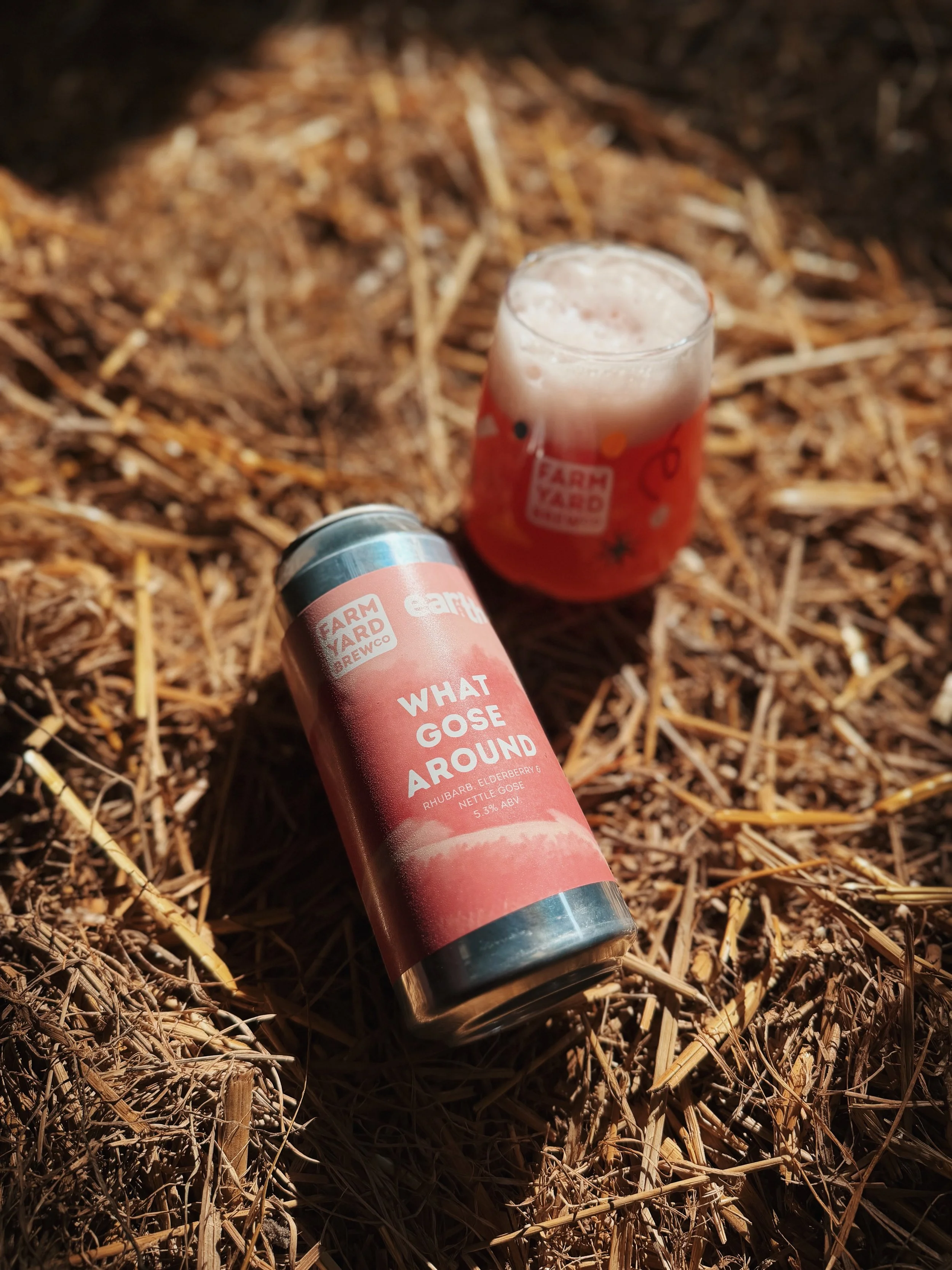 What Gose Around - 5.3% Rhubarb, Elderberry & Nettle Gose (Earth Ale Collab)