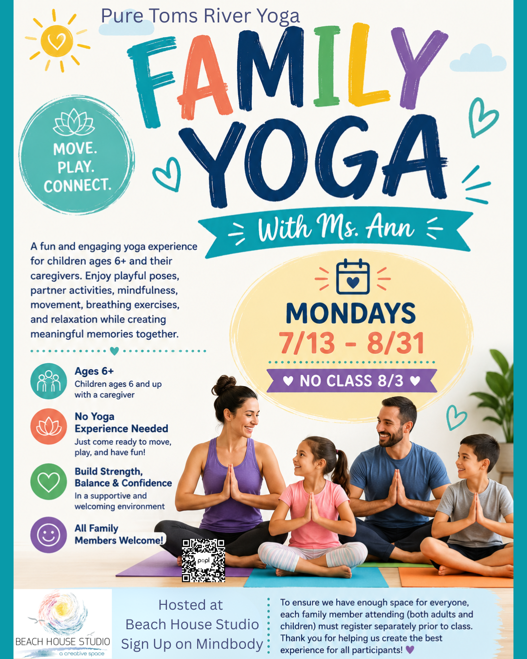 Family Yoga at Beach House Studio