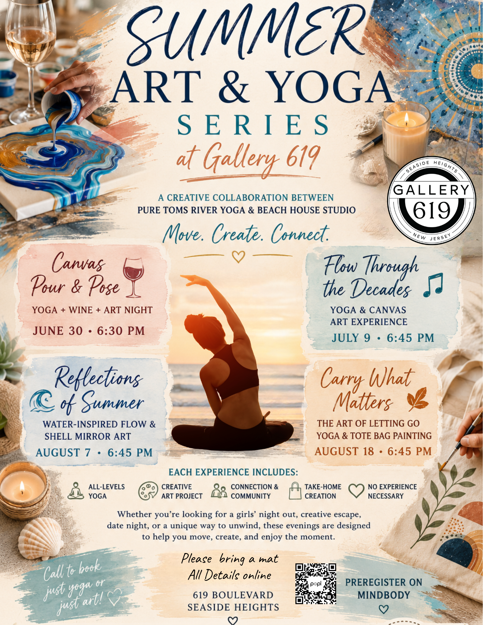 Summer Art & Yoga Series