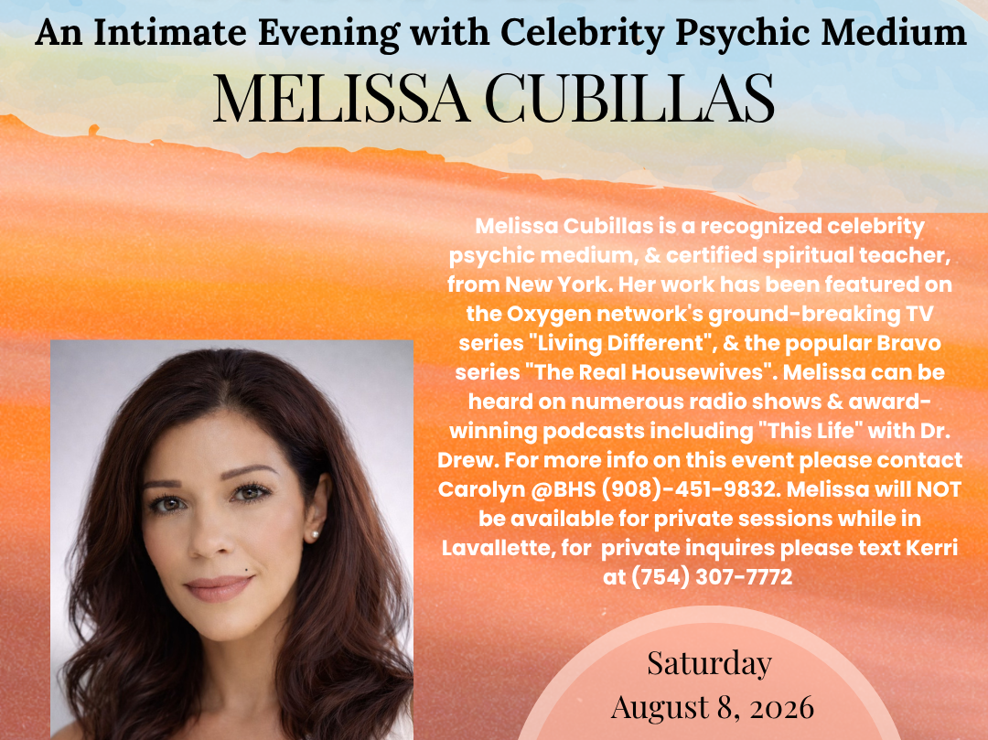 An Intimate Evening of Messages from Heaven with Melissa Cubillas SOLD OUT