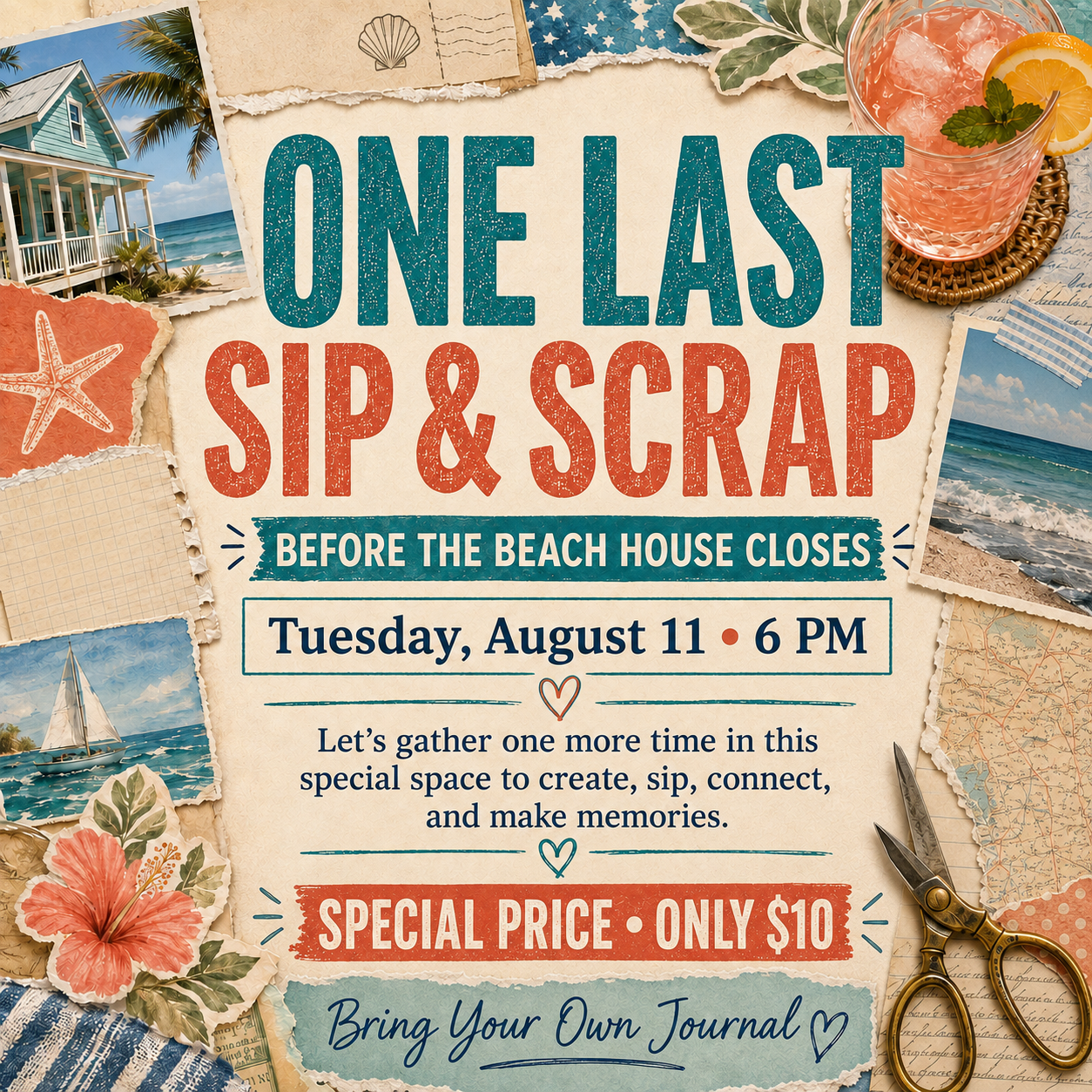 Sip &amp; Scrap: The Creative Social 