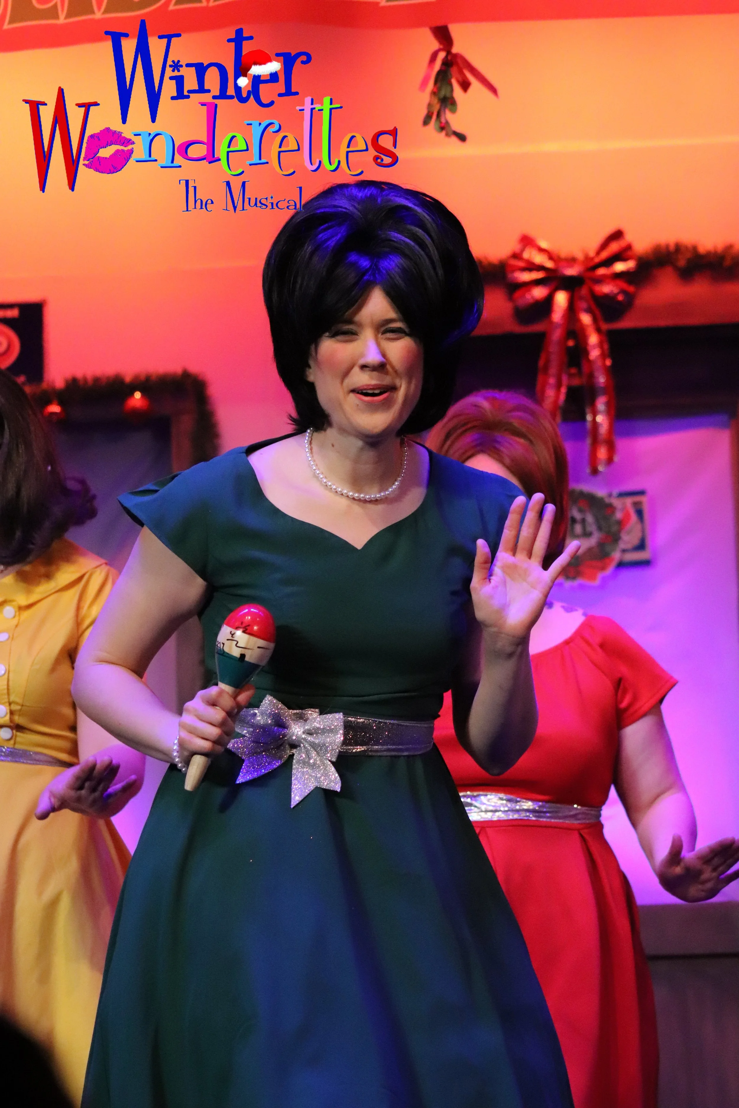 "Hi, Bob!"
+++
Winter Wonderettes
Directed & Designed By Nate Plummer
Choreography By Sarah Stehr
Costume Construction By: Cindy Fahser
Photos By: Frank Bartella