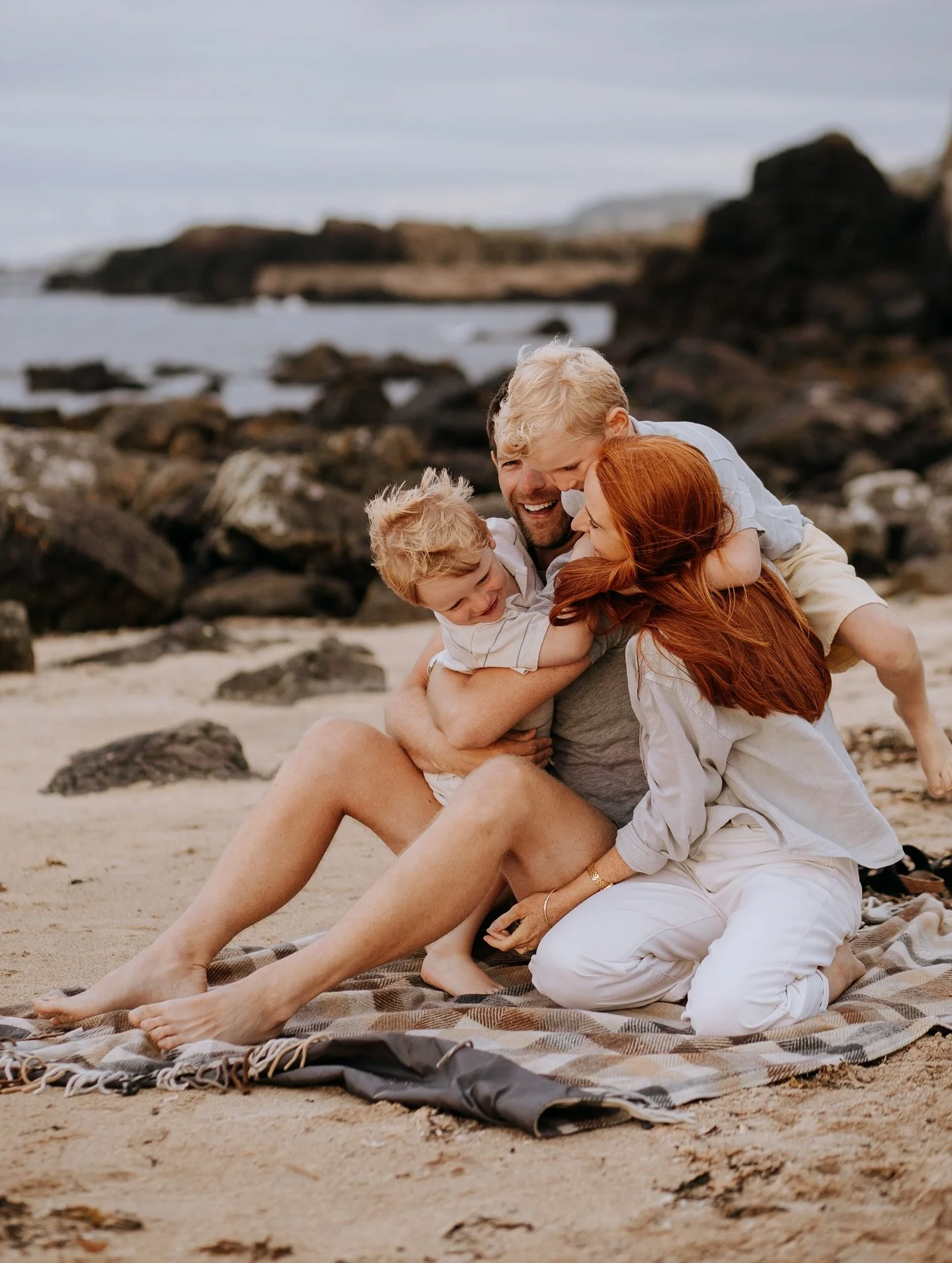 I’ve been photographing these guys for over a decade, and it’s a joy to see their family bloom as the years pass by. Loved this sweet little sunset session with them in Dunseverick last week. So chilled and the boys just are a bundle of f