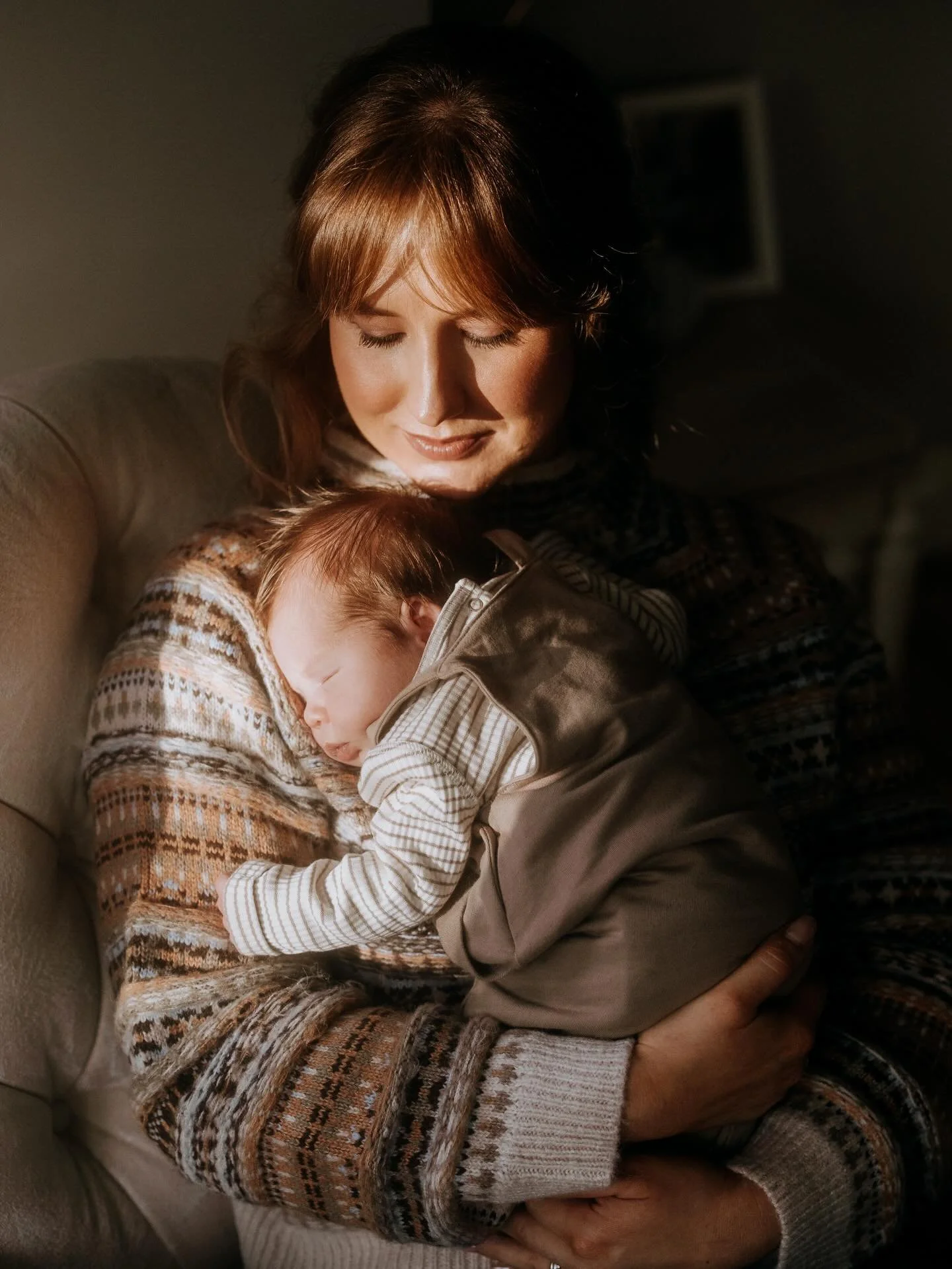 I got to spend an afternoon with Kathryn and her beautiful family last week. The light was a welcome guest in the midst of these dreary dark days and was a joy to watch baby Tiernan&rsquo;s two older brothers dote over him. If you&rsquo;d like to boo