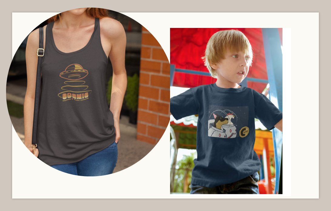 Brand Design, Menu Design, Signage, Product Design, and Merch Design.