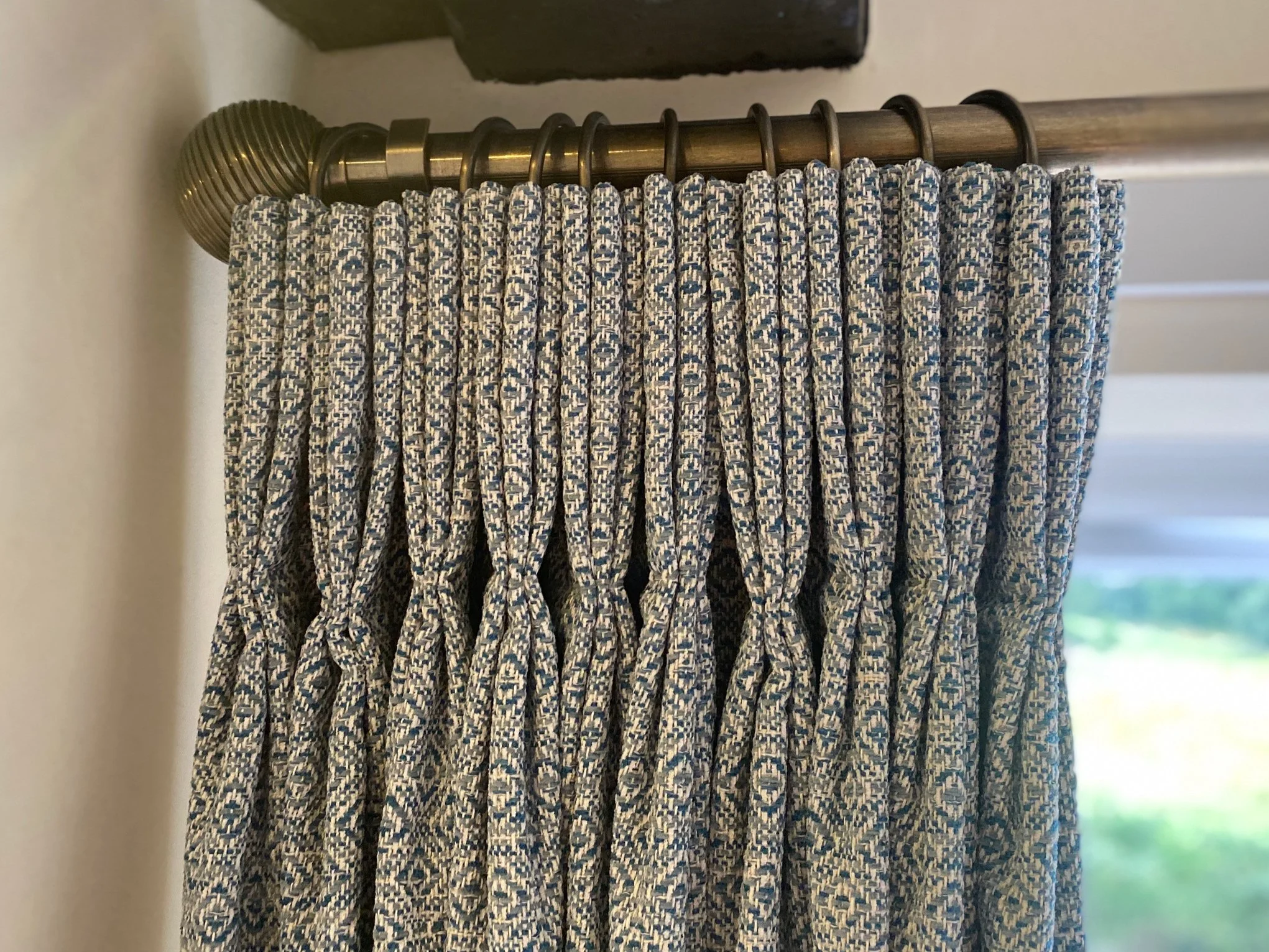 Curtain fabric, Handmade Stitching