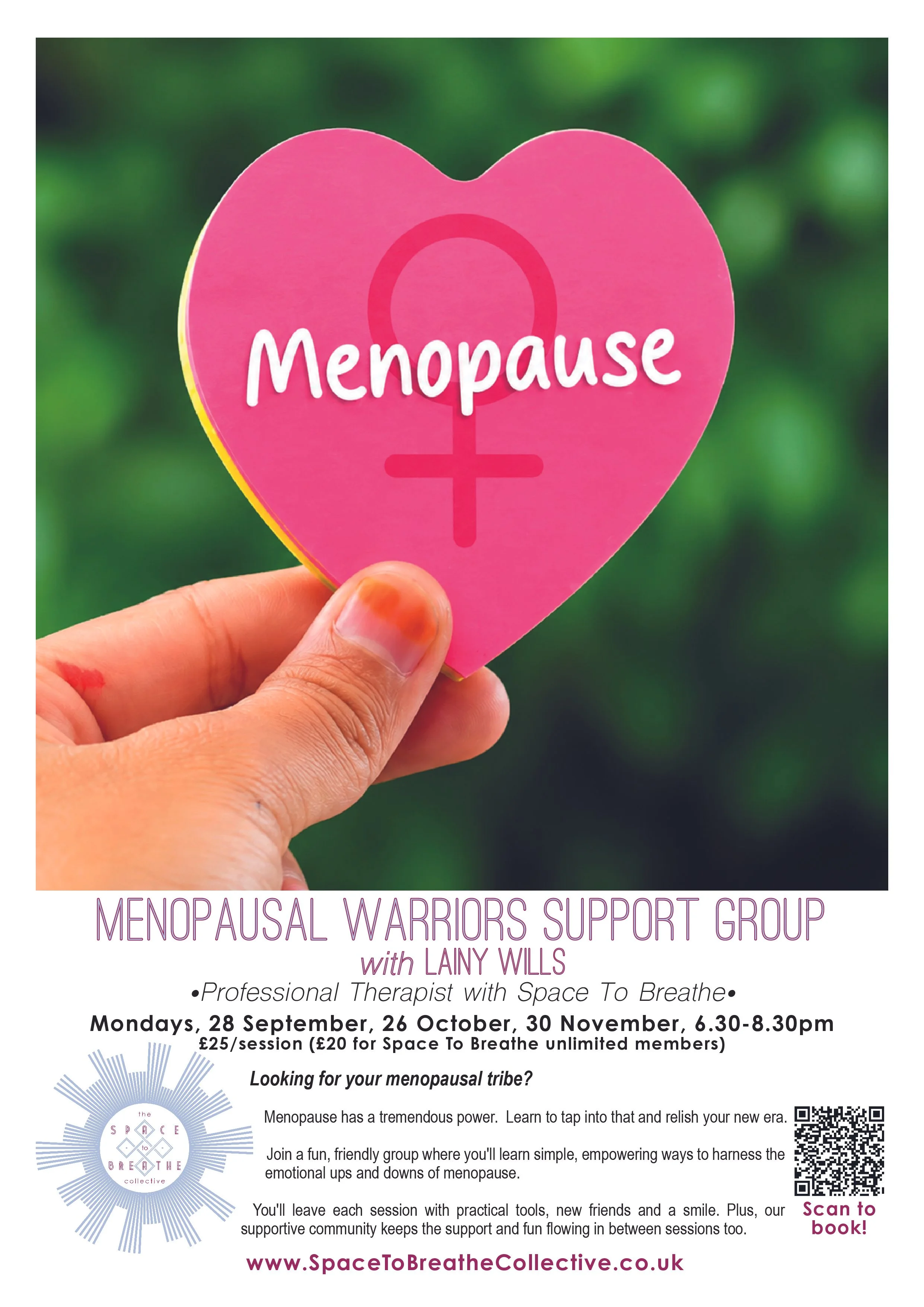 Menopausal Warriors Support Group -With Lainy Wills