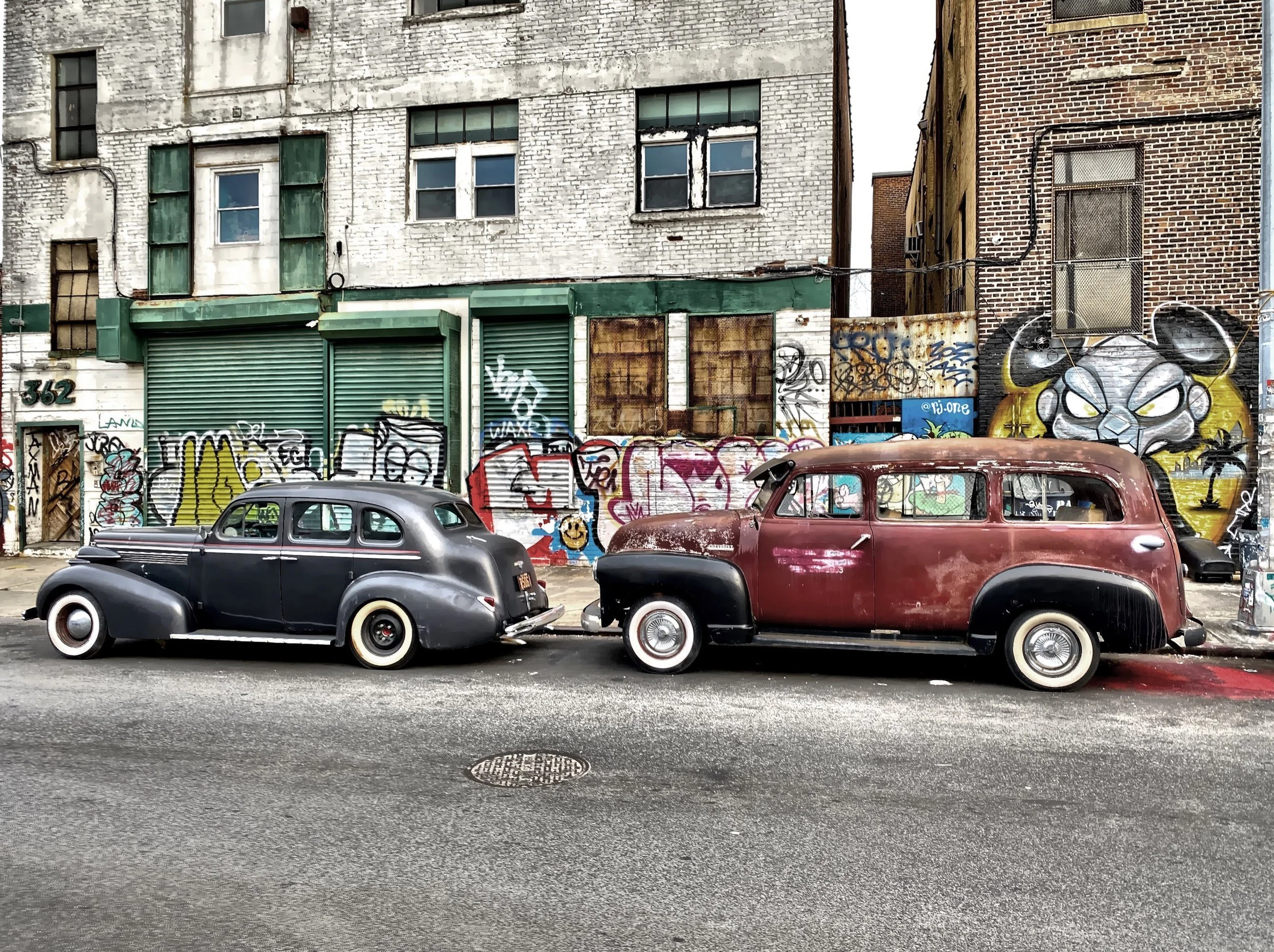  Even the cars have character 