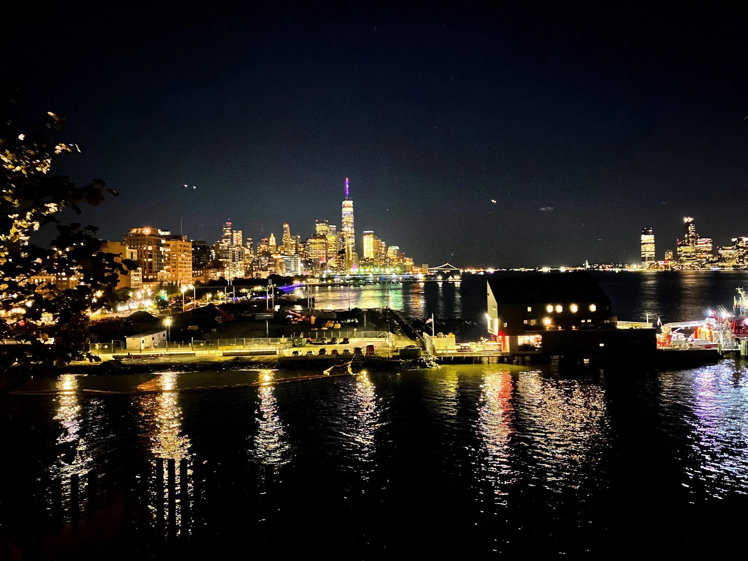  The view downtown at night 
