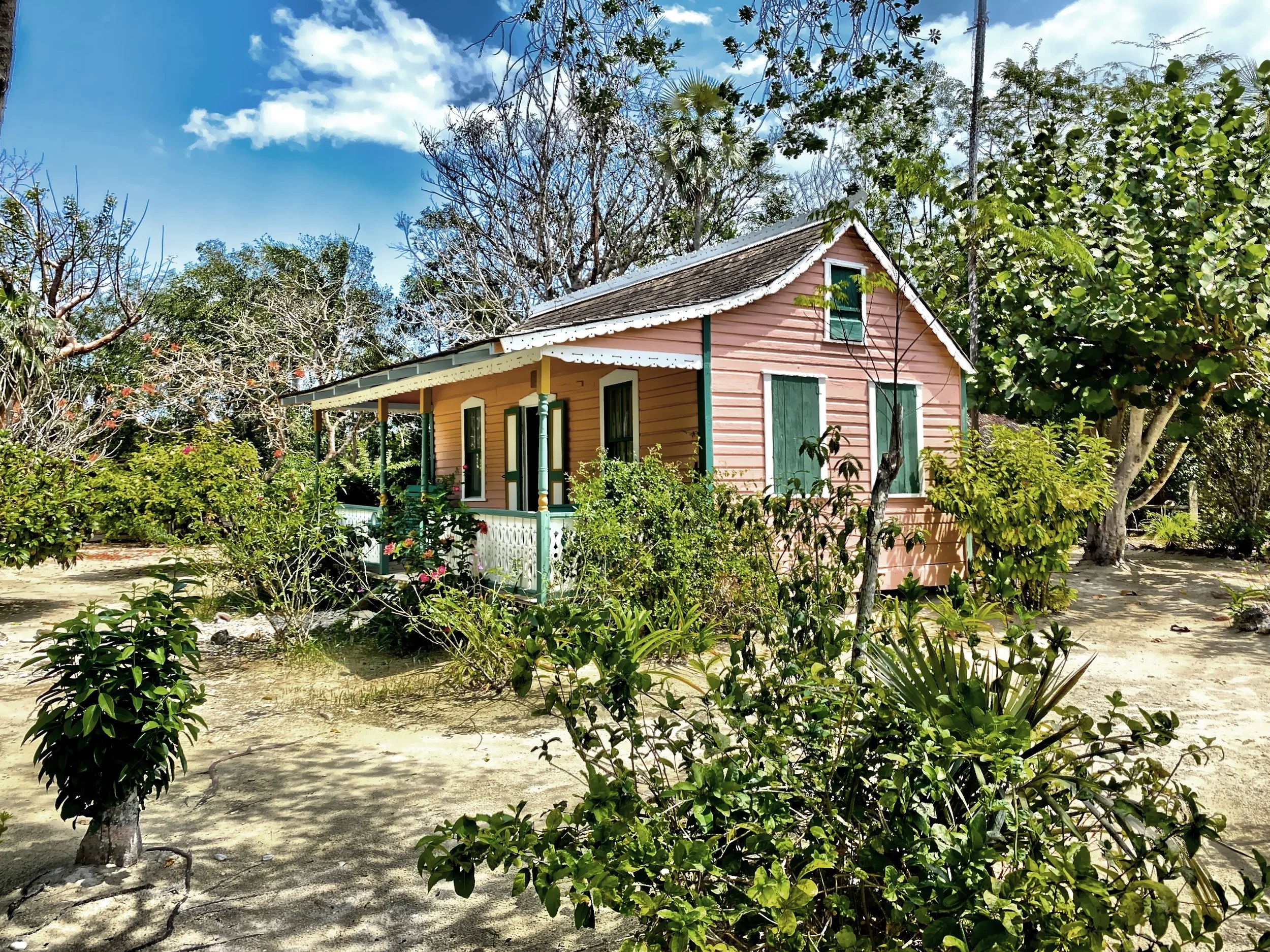  Another shot of the Rankine House in Queen Elizabeth II Botanic Park 