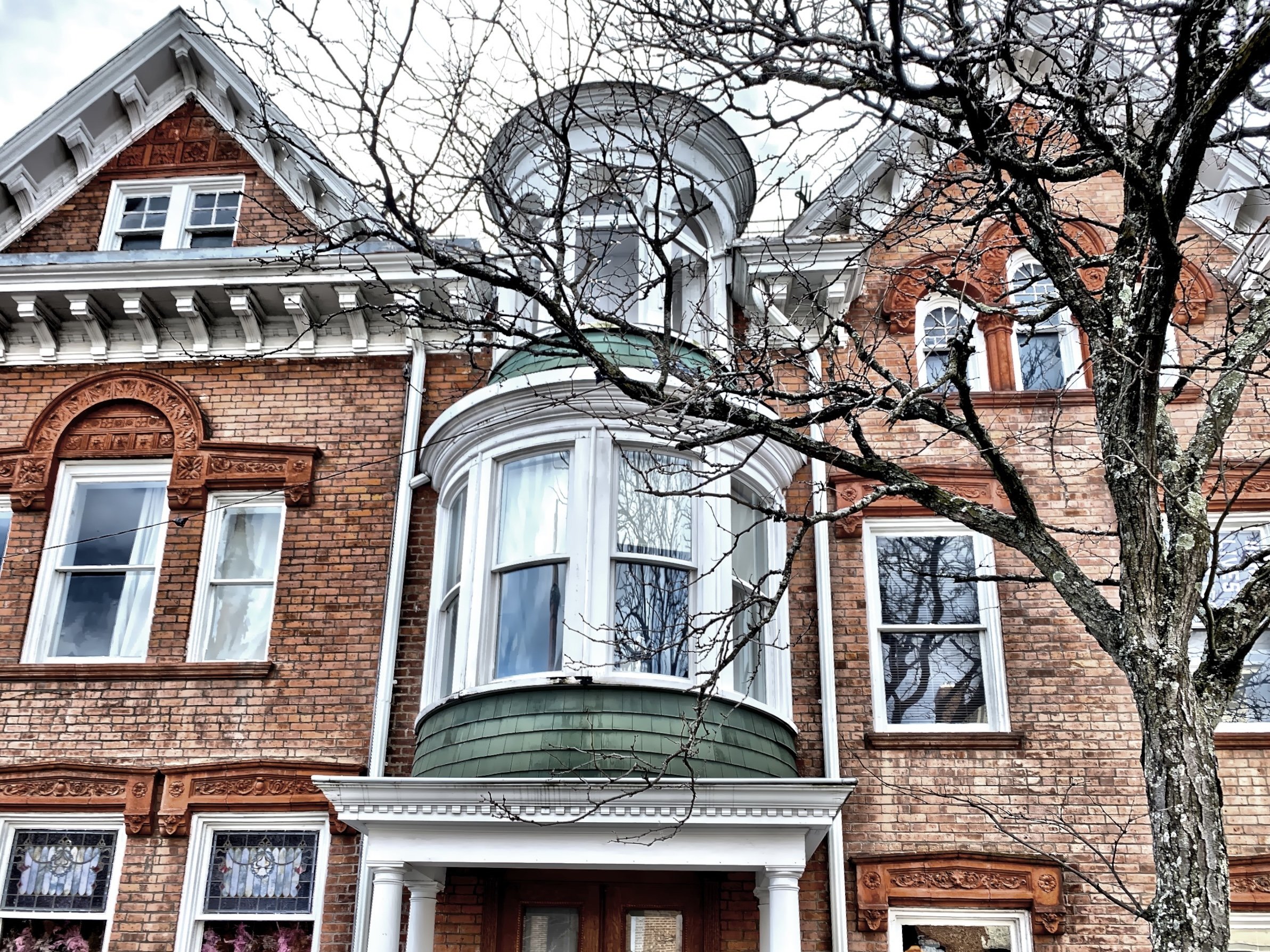  The impressive architecture shows the town had big money back in the day.  