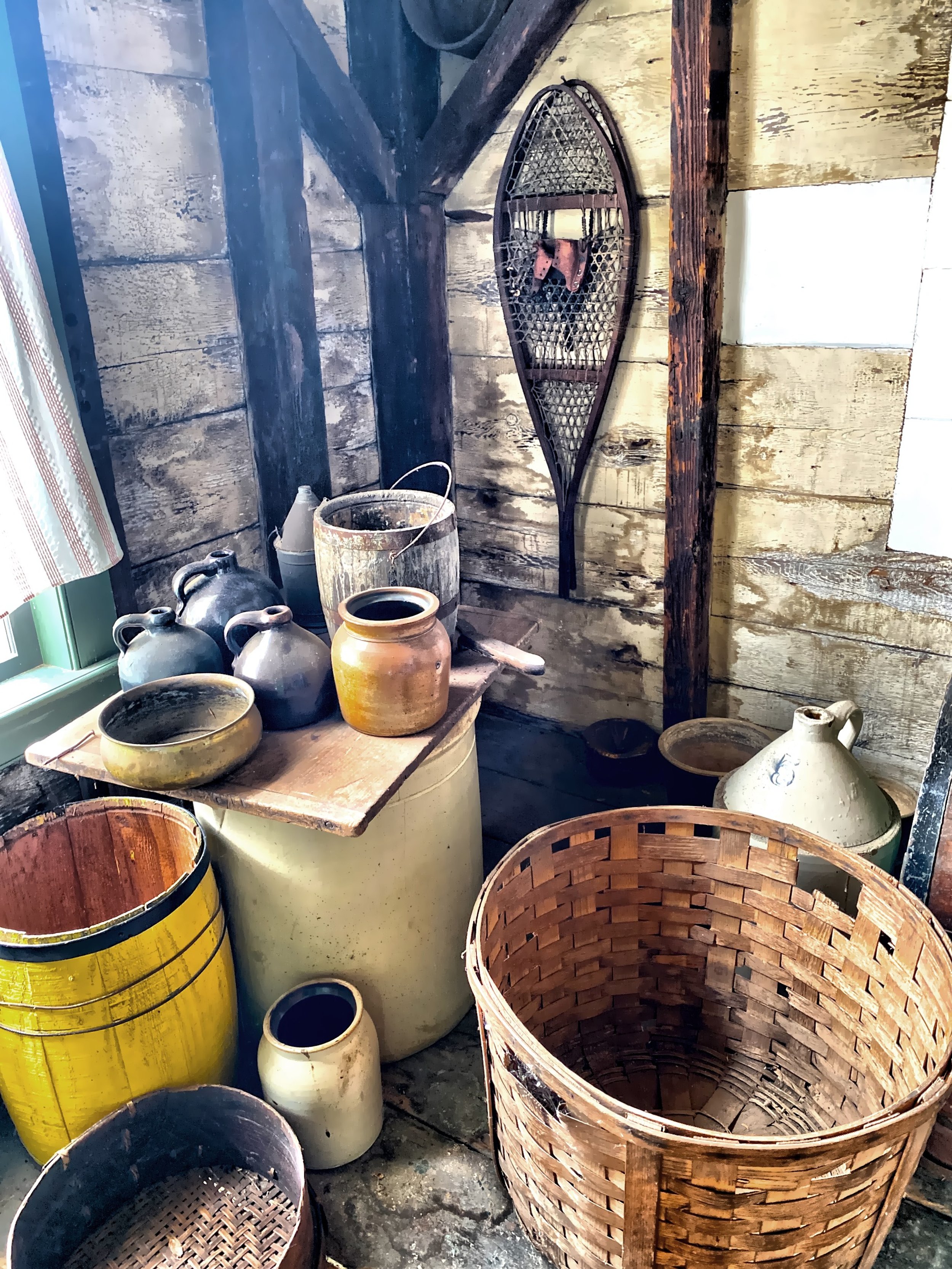  The storage area in the entrance - “old studio” 