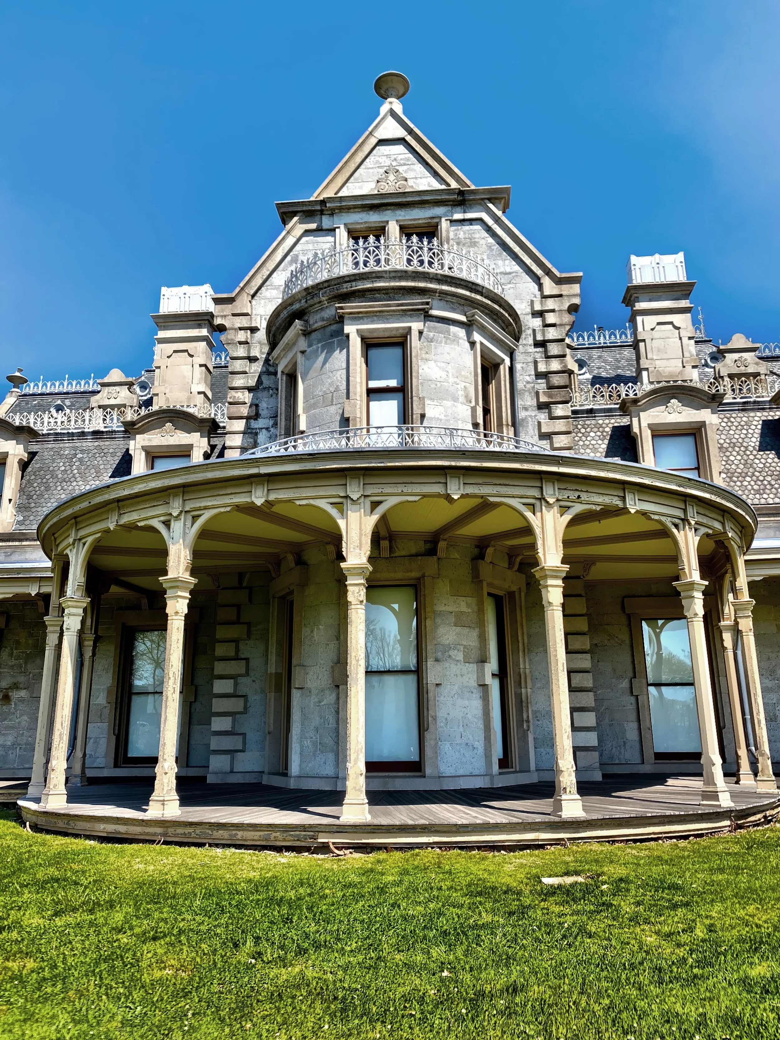  The half-round section of the Verandah 