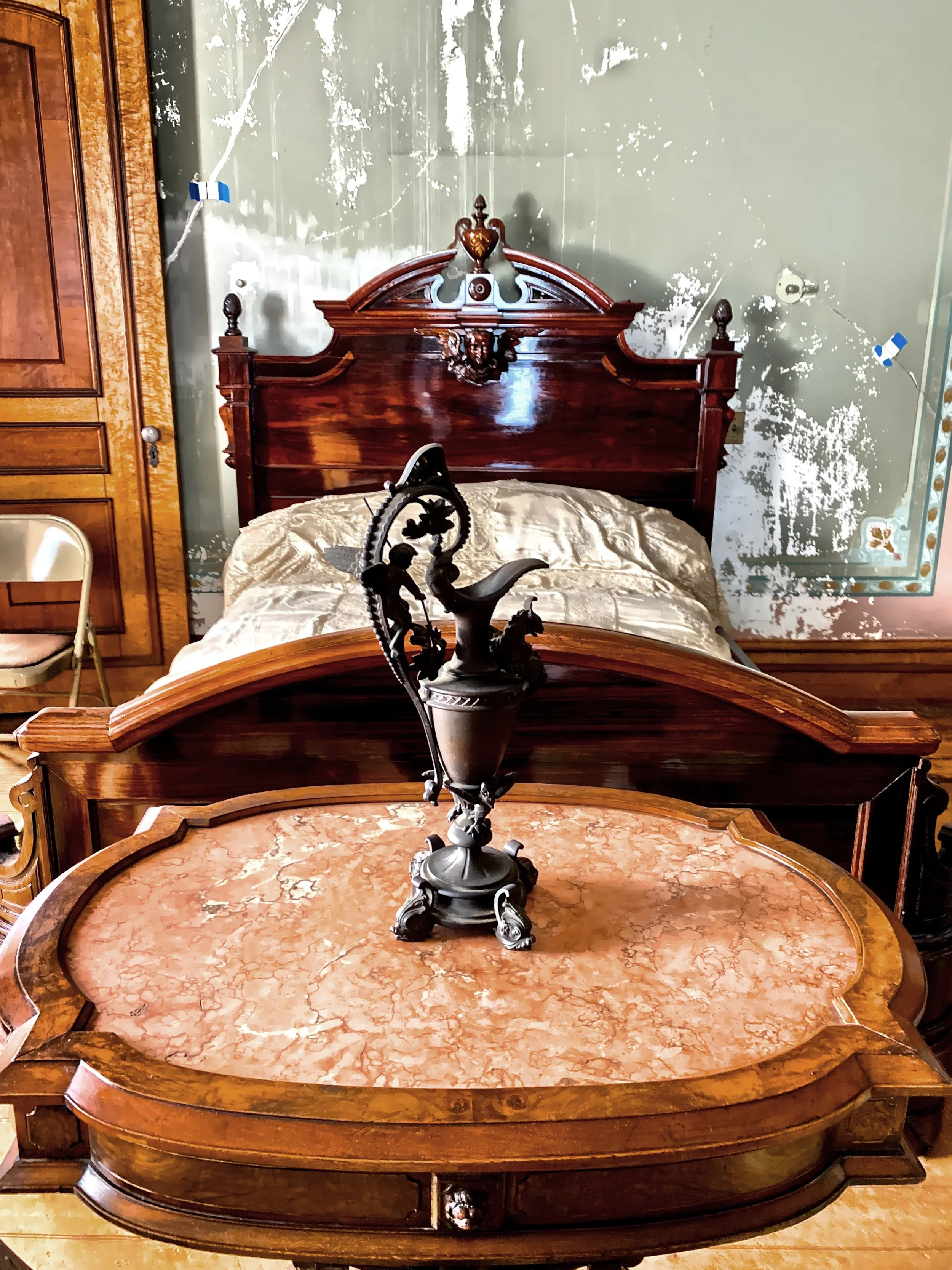  This is LeGrand Lockwood’s Bedroom suite, less grand and smaller than the bedroom of his wife.  