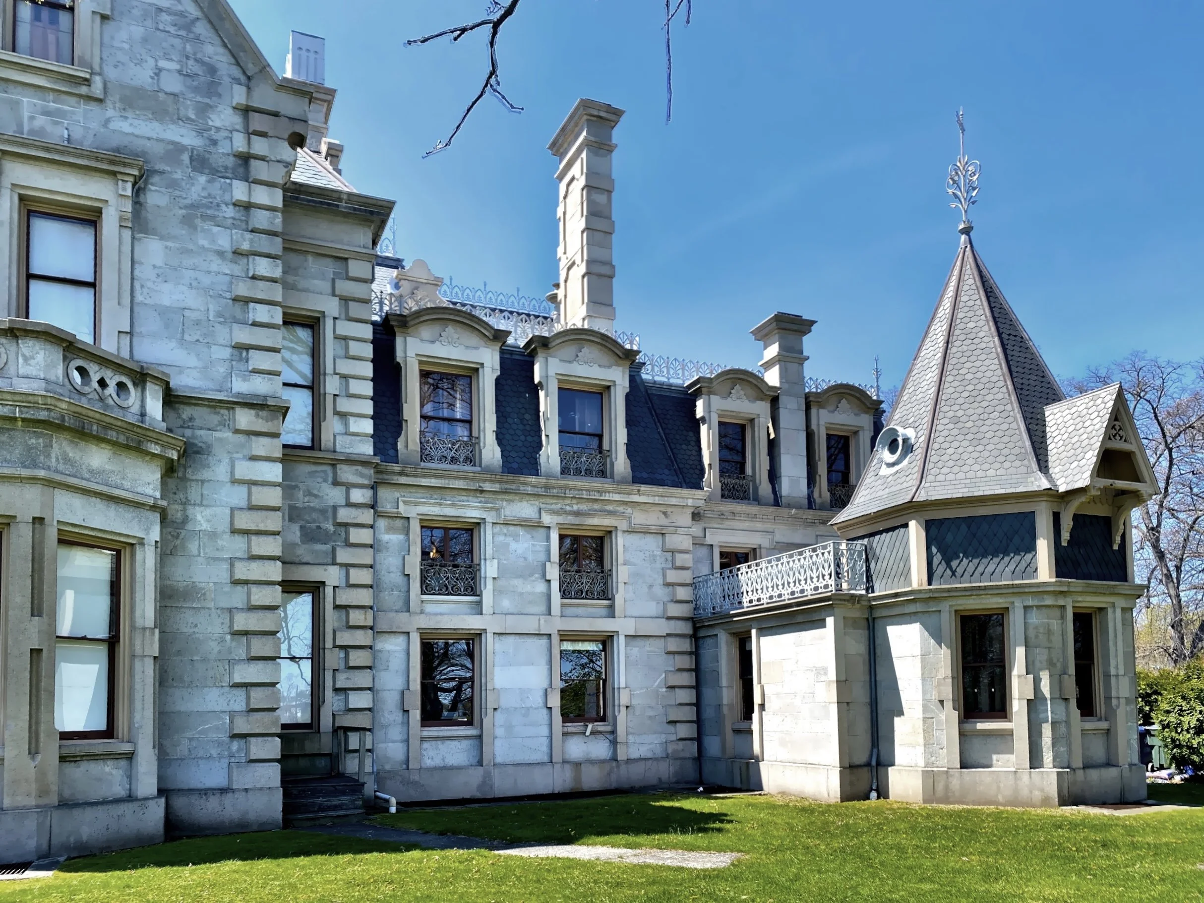  No expense was spared in creating this lavish 62-room mansion.  An estimated $2,000,000 was spend on the house, making it one of the most expensive house of its kind at the time. 