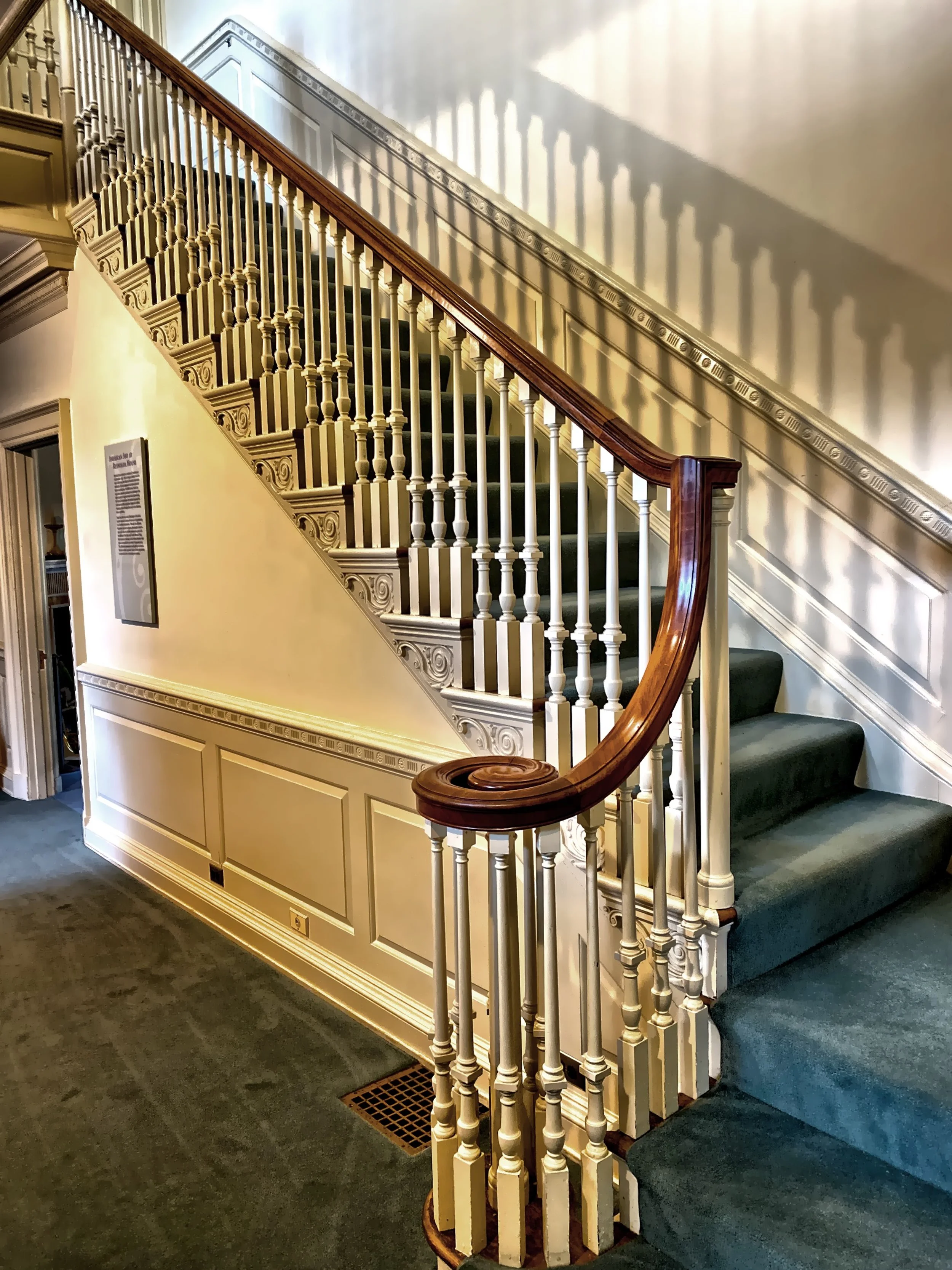  One of the dual staircases 