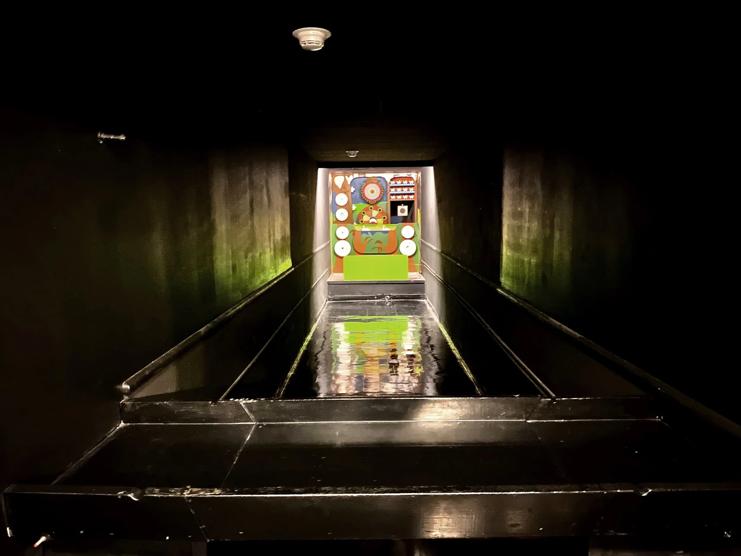  The shooting gallery in the basement 
