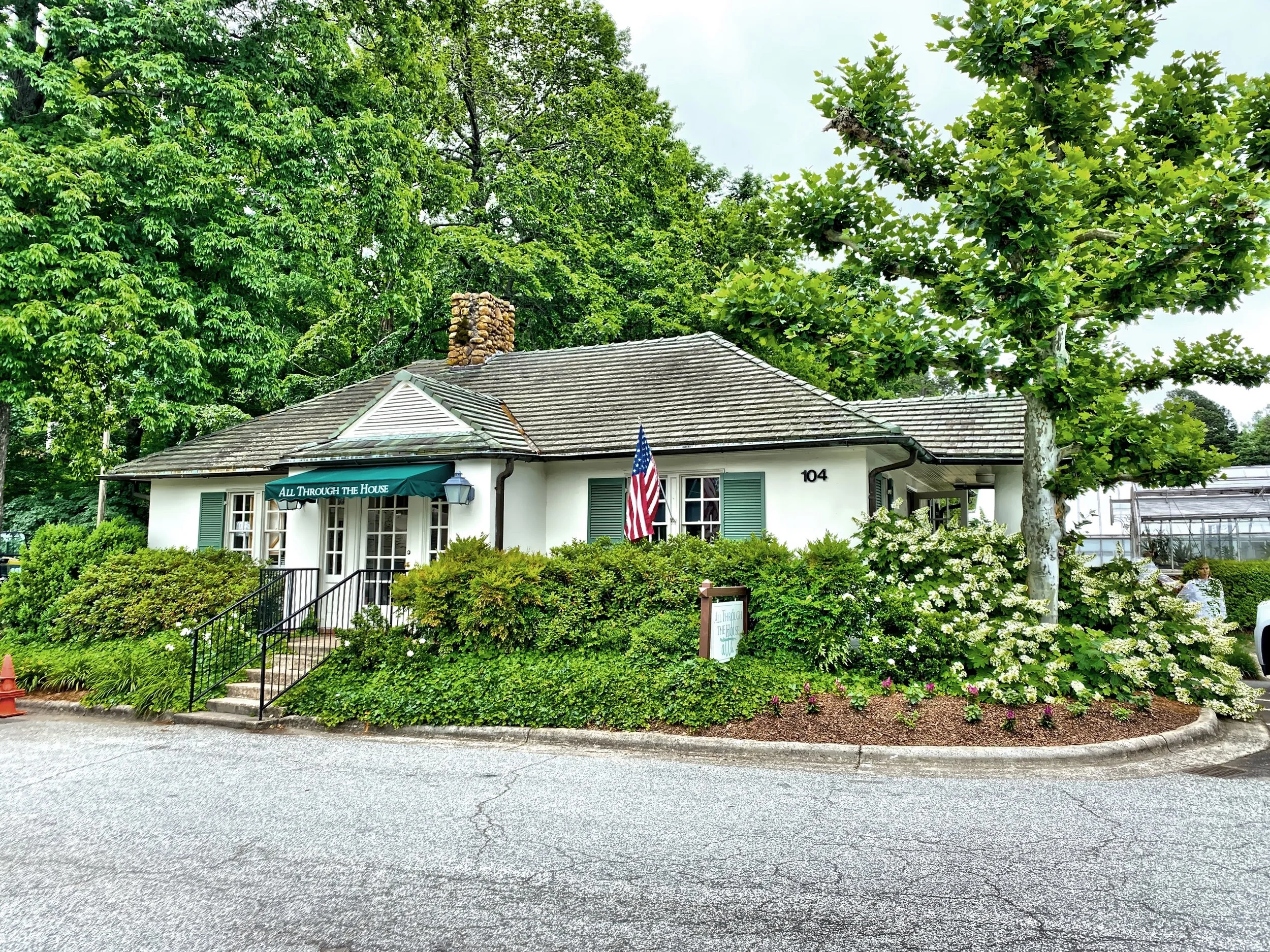  Some of the estate buildings in Reynolda Village 