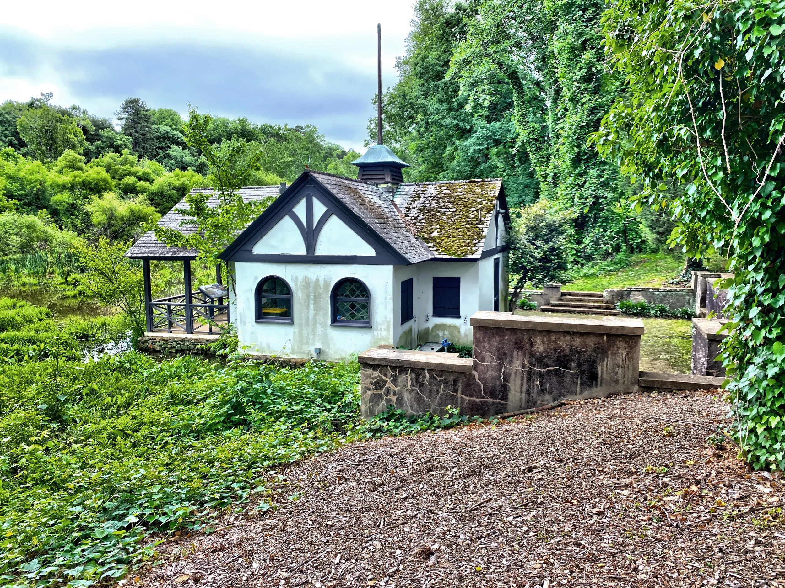  The Lake House on what was once Lake Katharine and is now maintained as a wetland. 