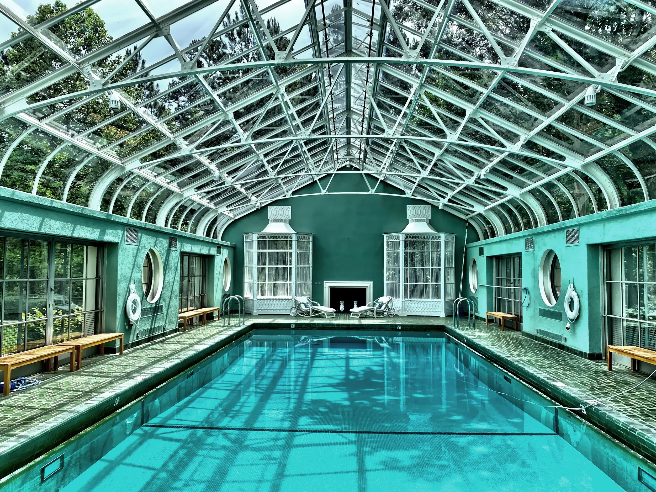  The indoor pool 