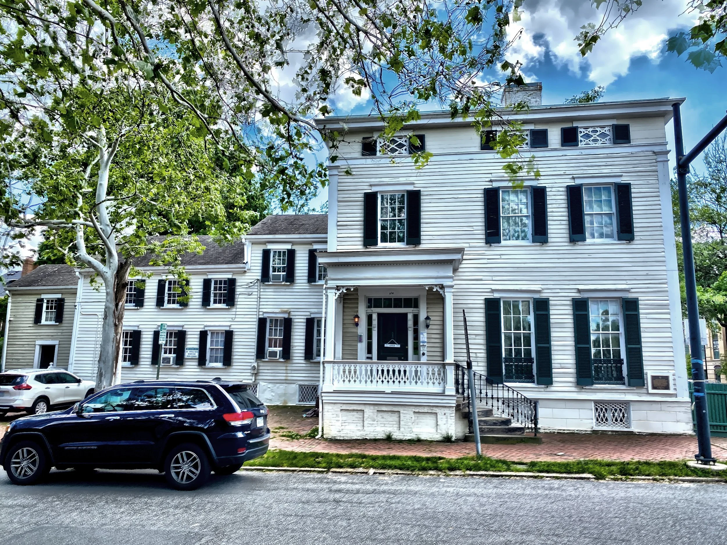  The front facade 