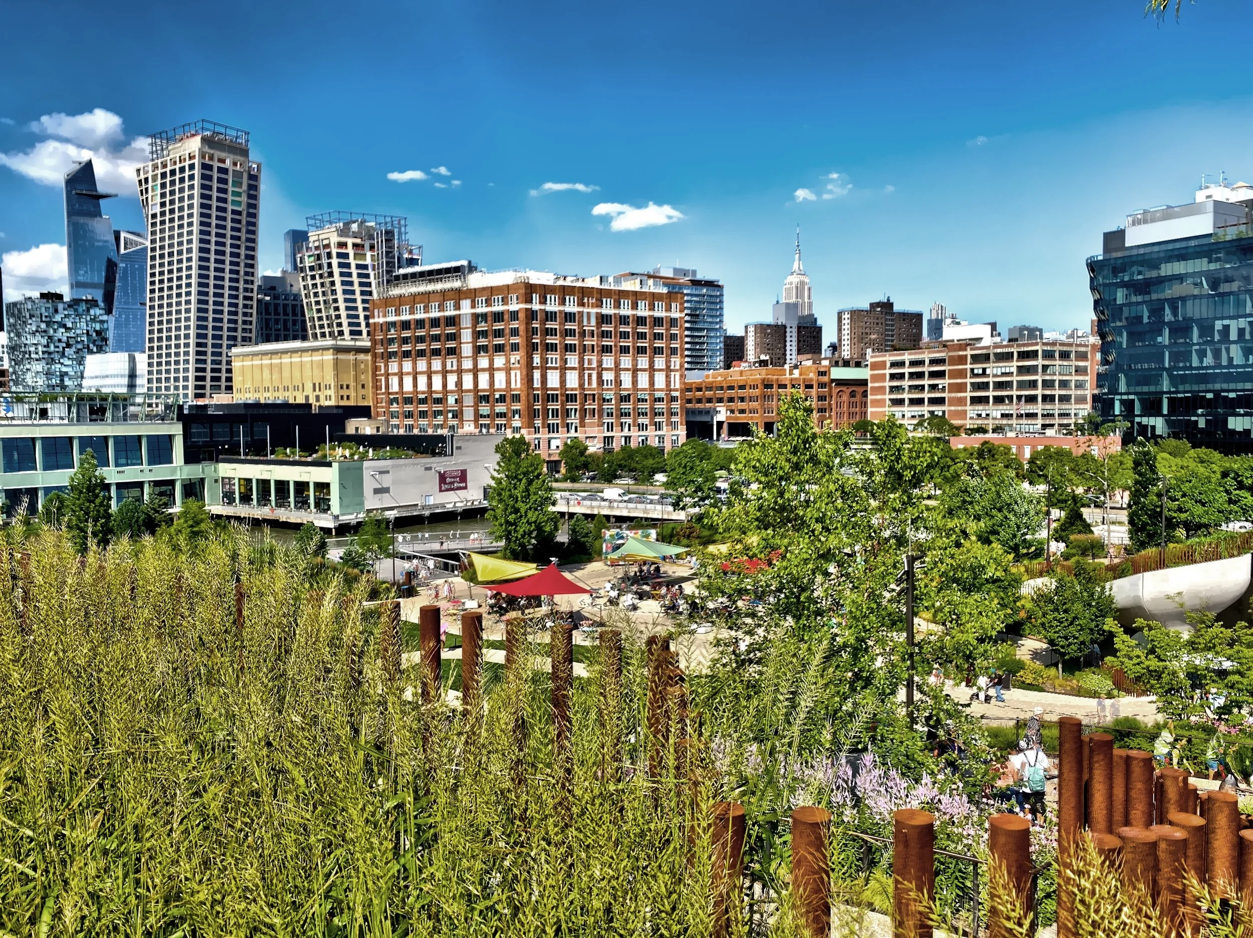  The view of Chelsea from the park 