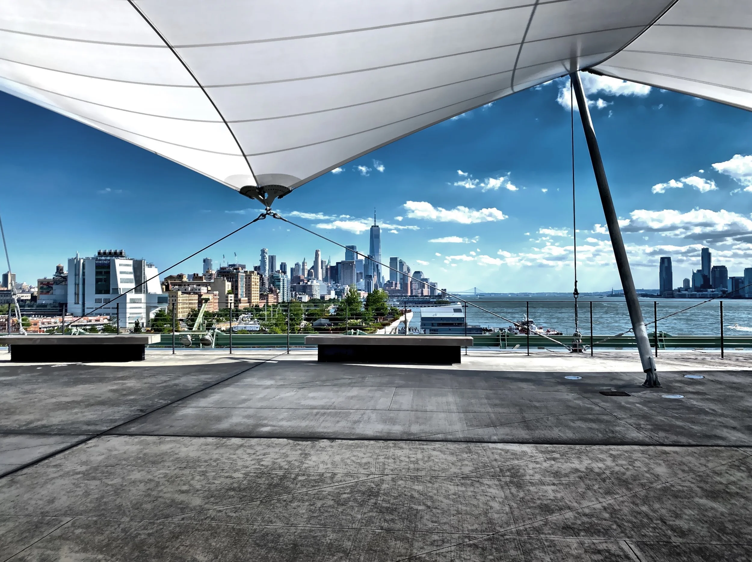  The view of downtown from Pier 57 