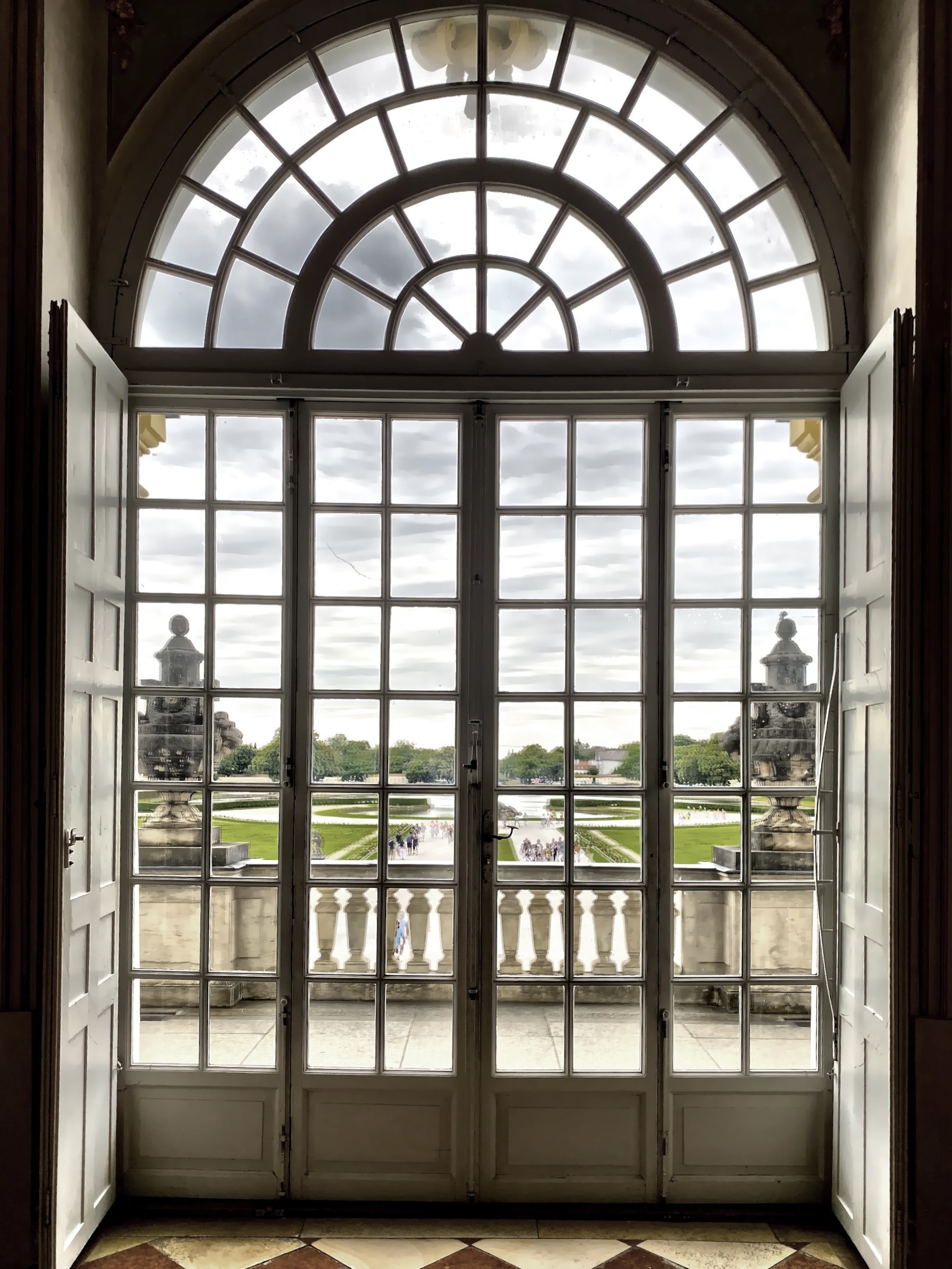  Looking out the front center windows 