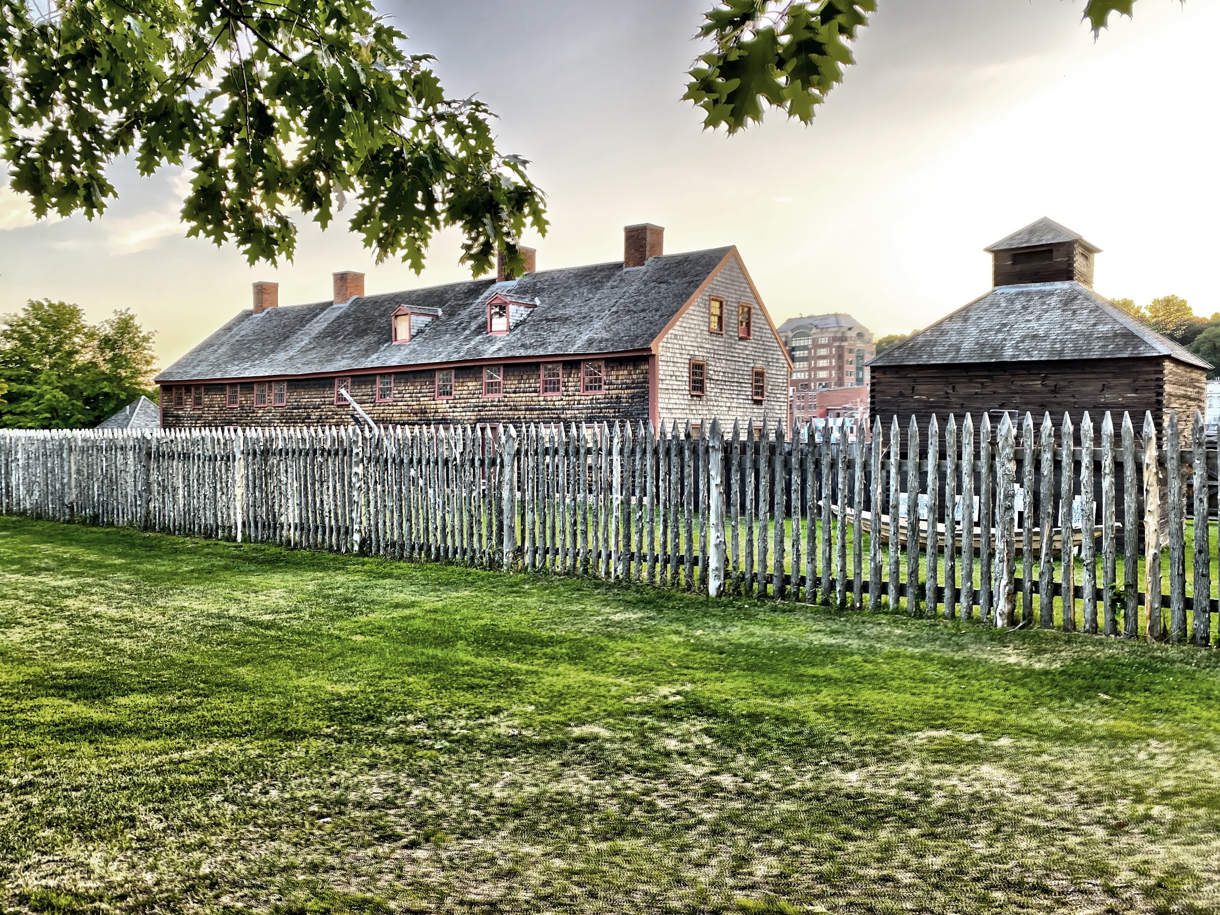 The next few images are of Old Fort Western, built in 1754, and is America’s oldest surviving wooden fort. 