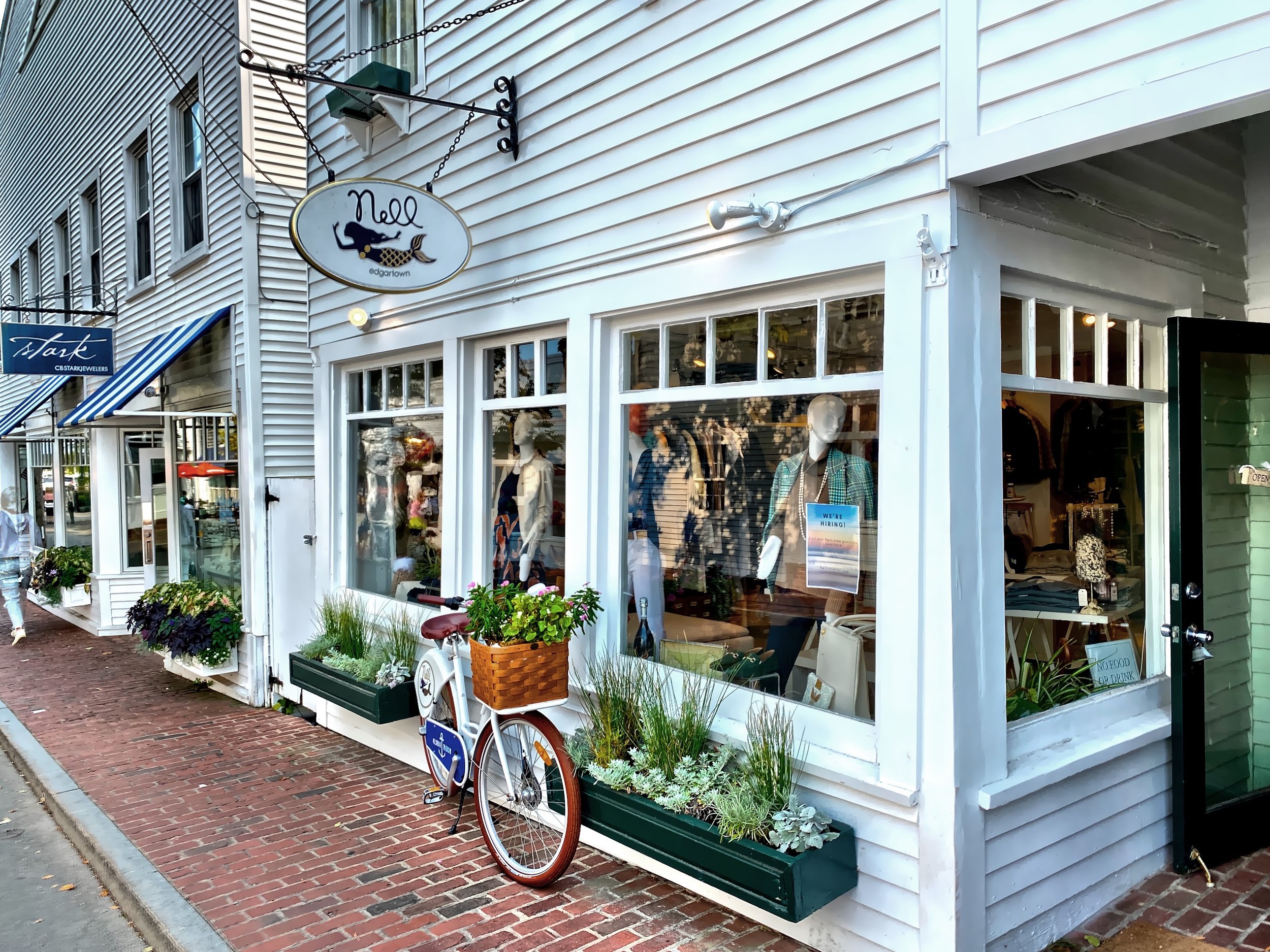  Storefronts on Main Street in Edgartown 