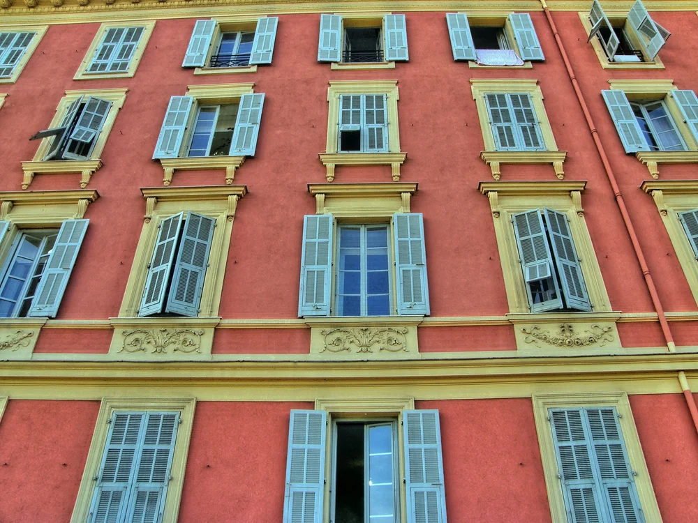  Windows and shutters on Place Rossetti 