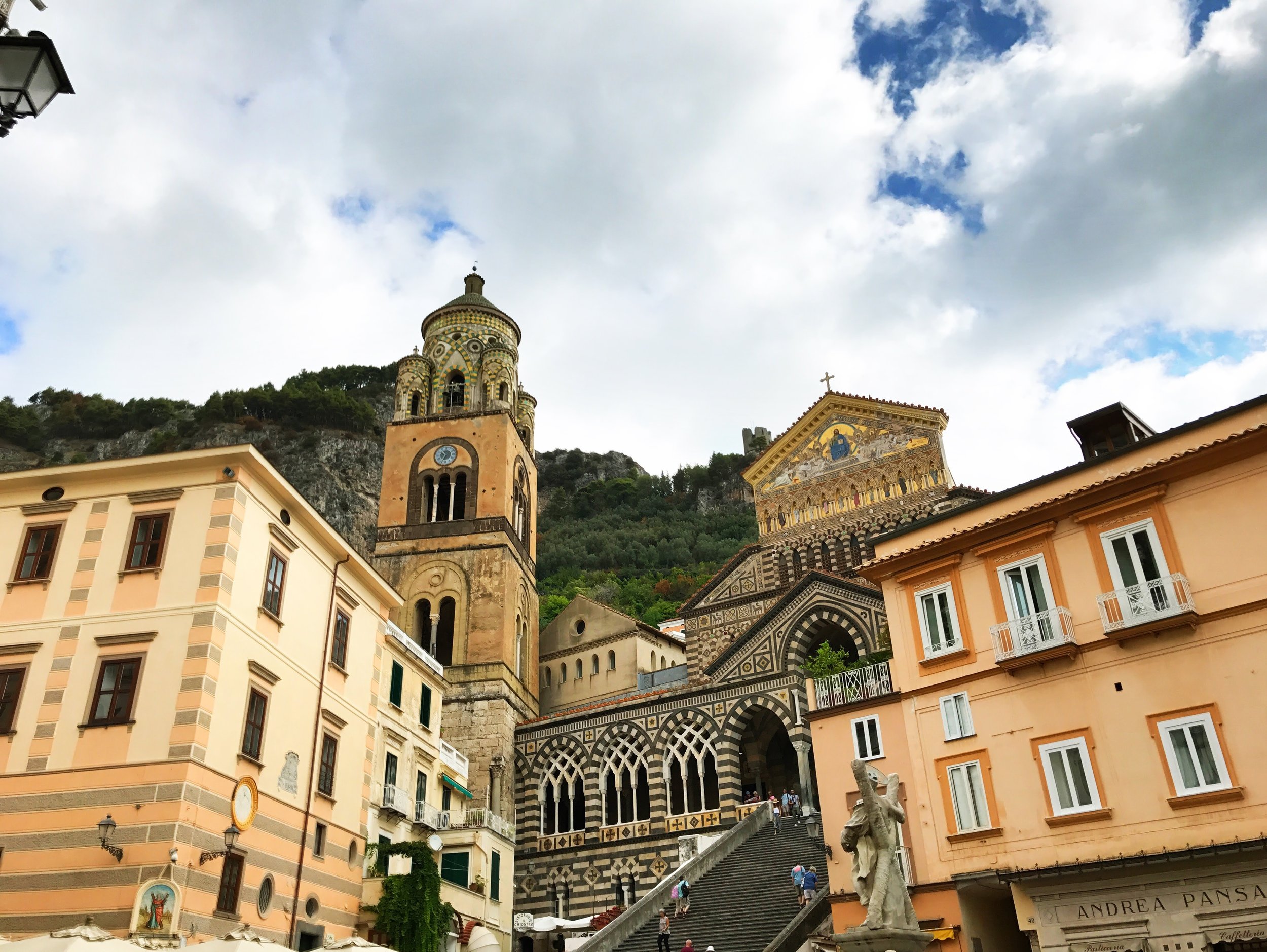  Amalfi is home to about 5,000 full-time residents, but the population swells in the summer months 