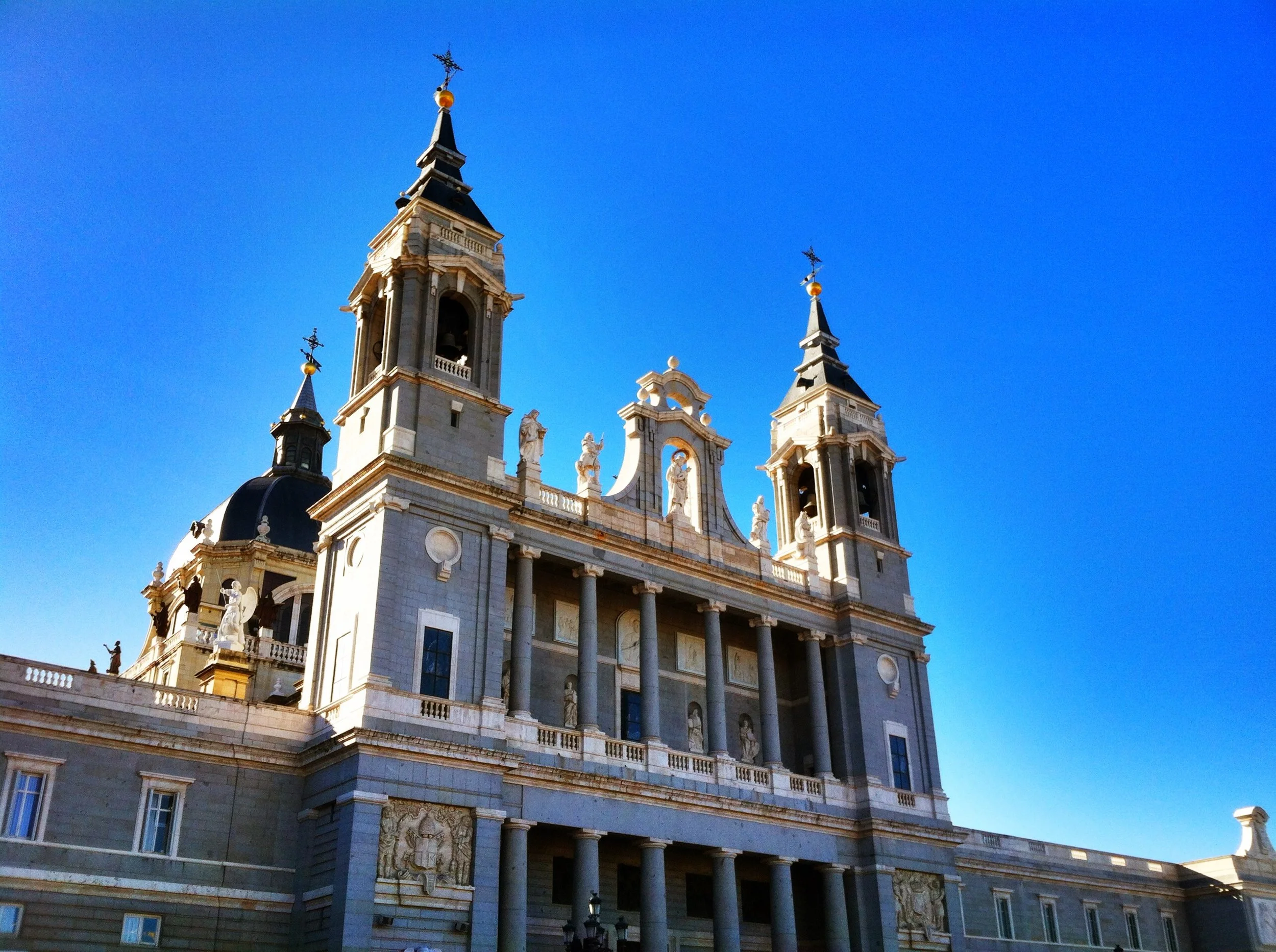 The Almudena Cathedral is the largest church in Madrid 
