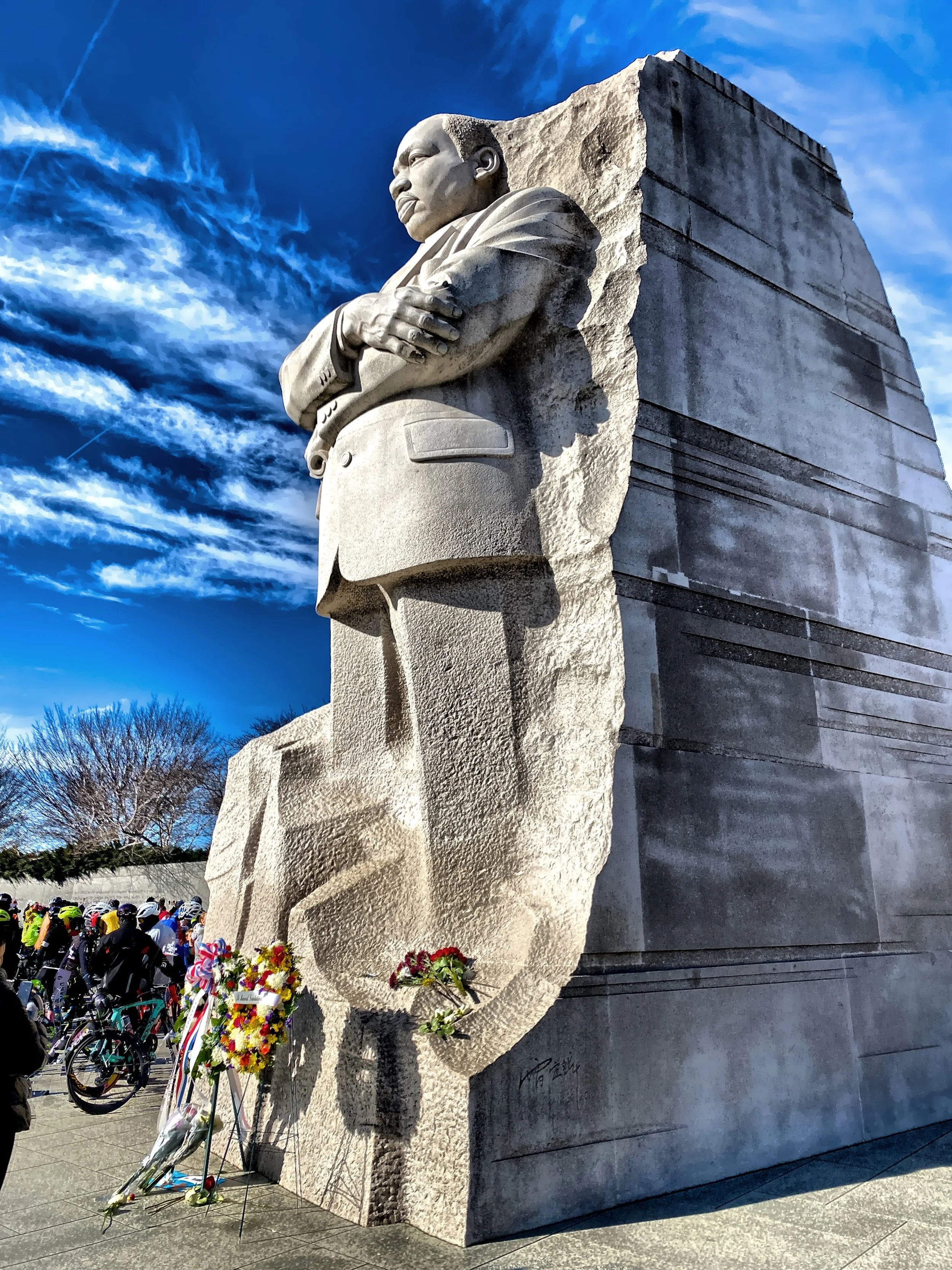  The Martin Luther King, Jr. memorial honors his legacy and the struggle for freedom, equality. and justice. 