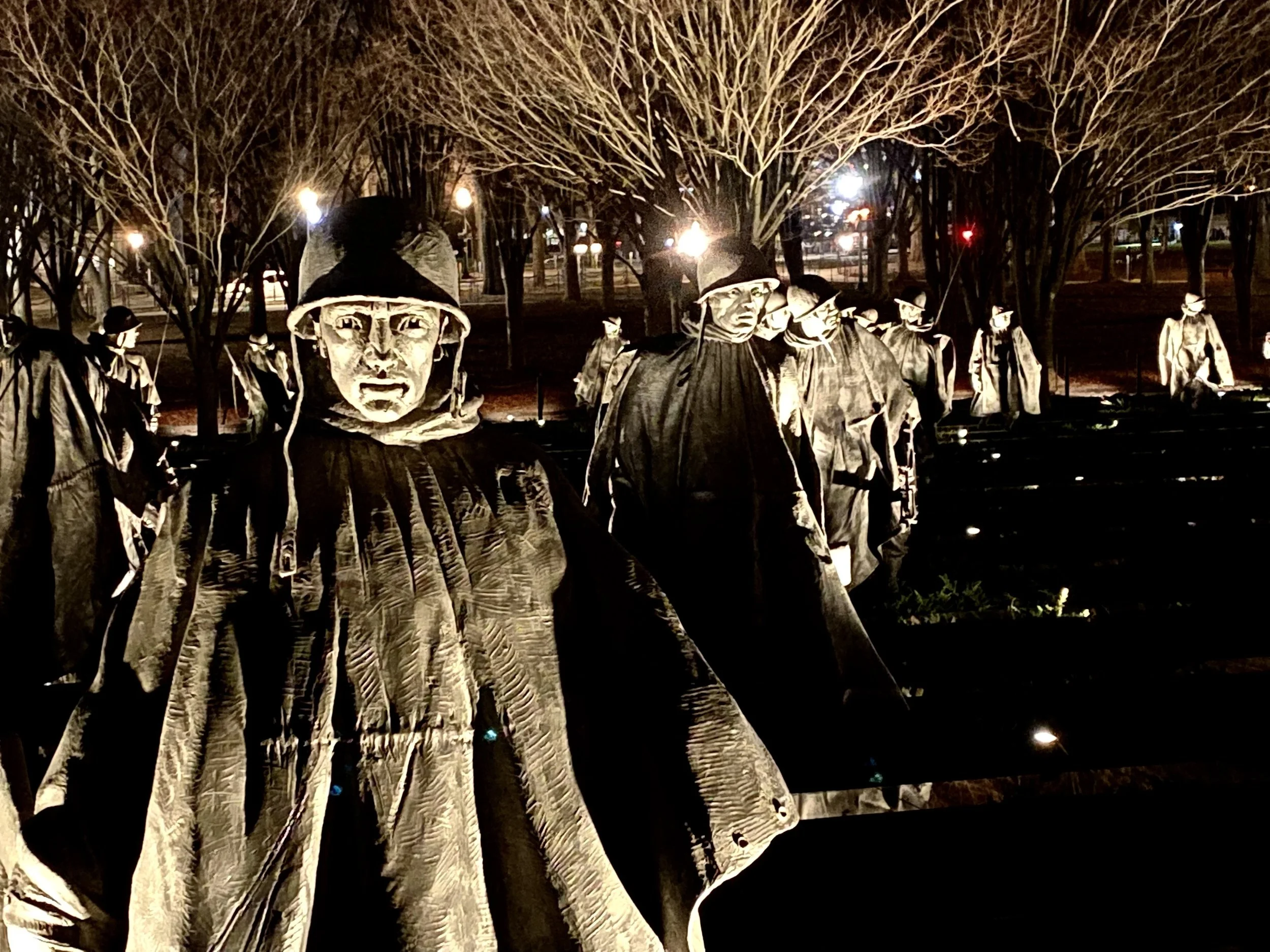  “Freedom Is Not Free” - The Korean War Veterans Memorial honors the 43,808 who gave their lives defending the people of South Korea. 