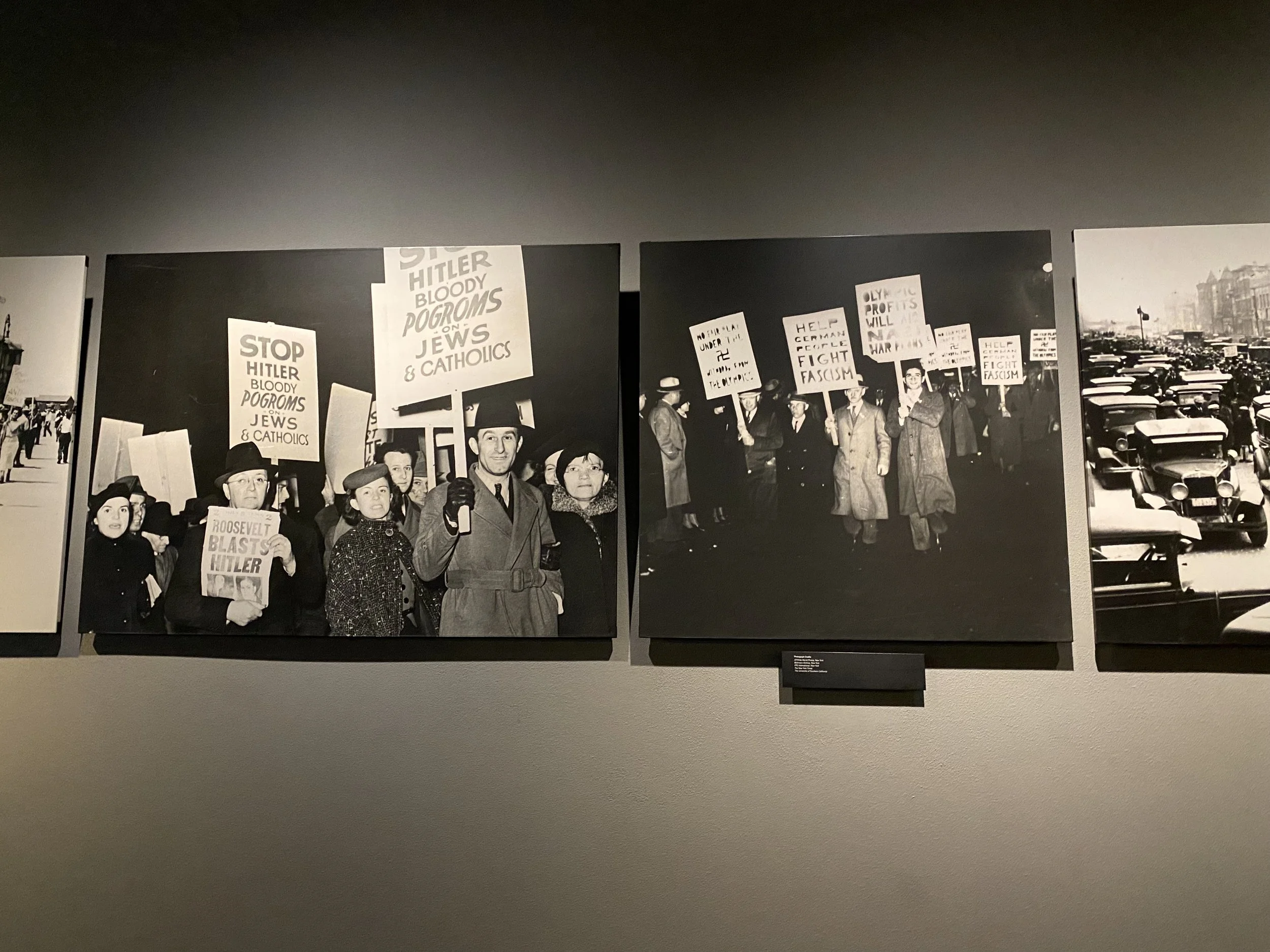  A photo exhibit from the US Holocaust Memorial Museum 