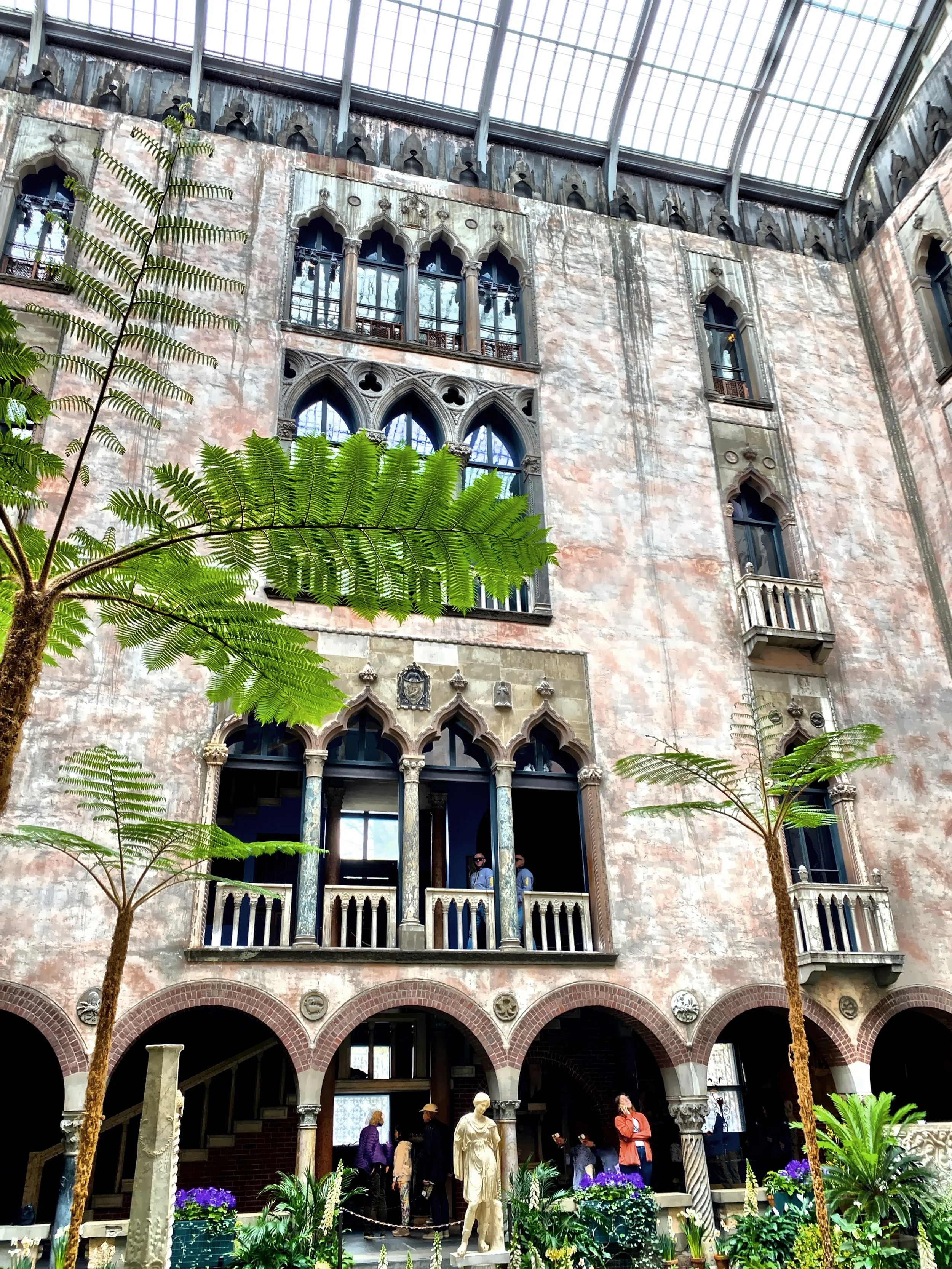  The interior courtyard and building itself are also works of art. 