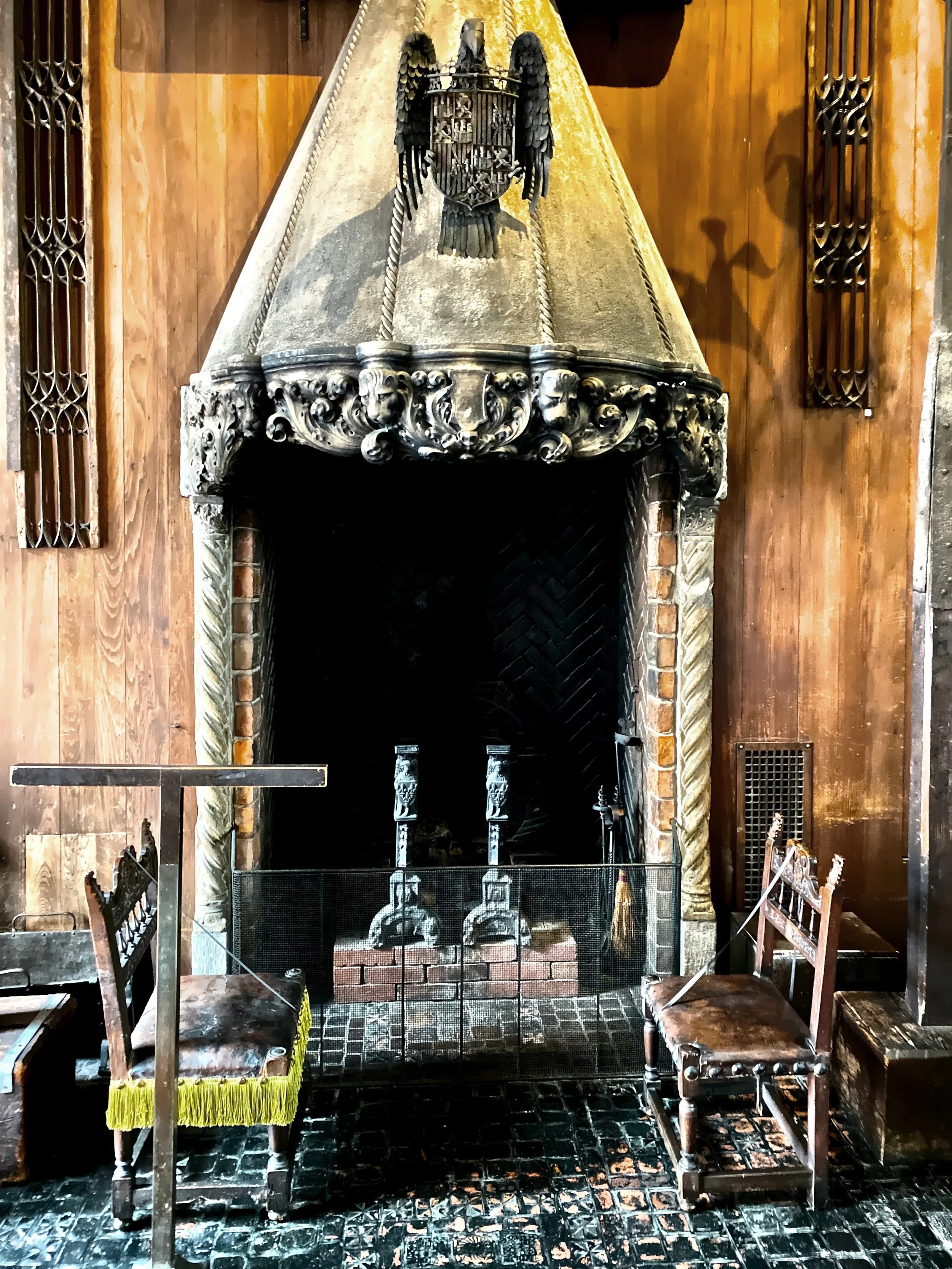  The Gothic Room fireplace 