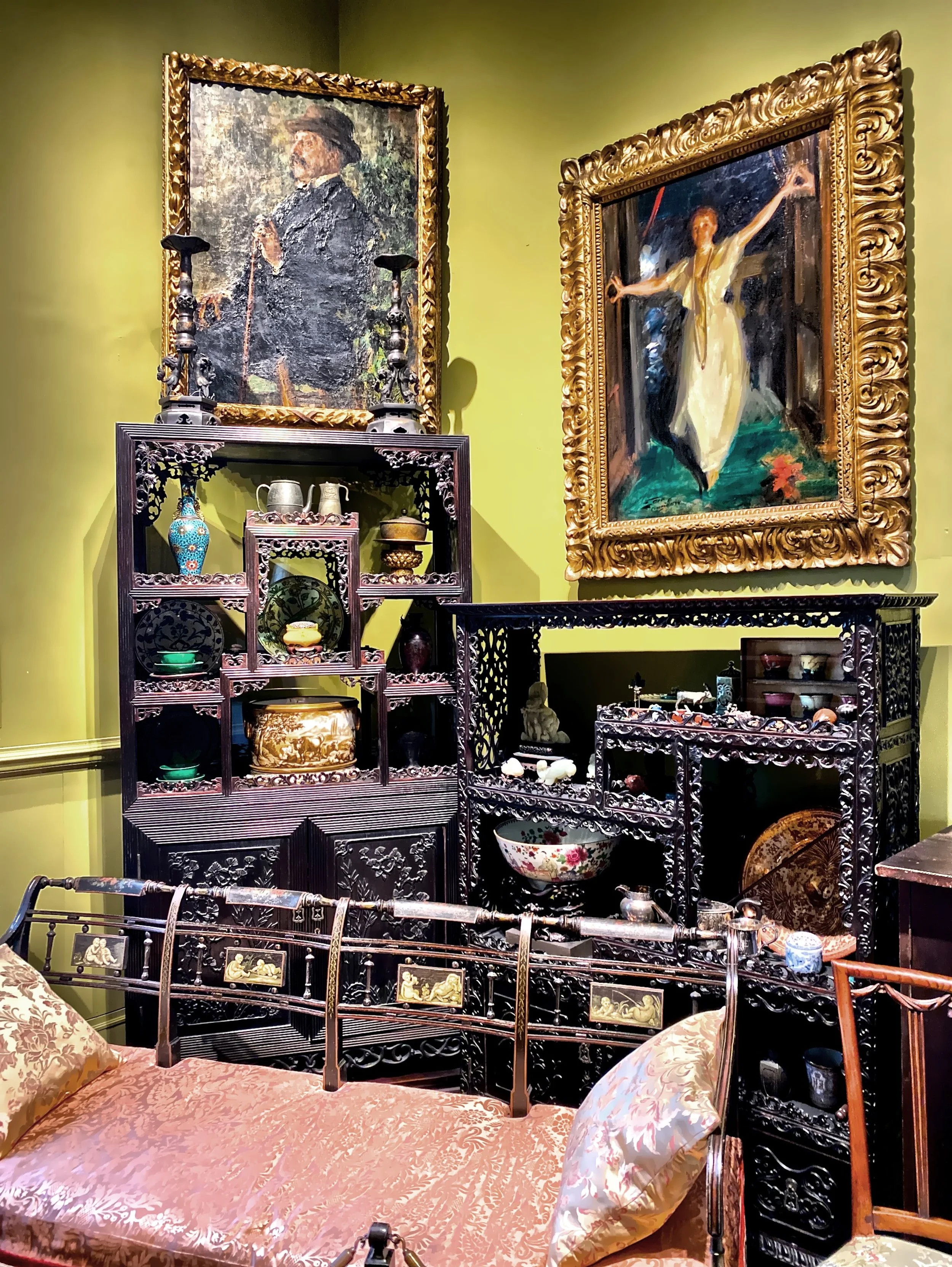  In the Short Gallery with the painting Isabella in Venice on display 