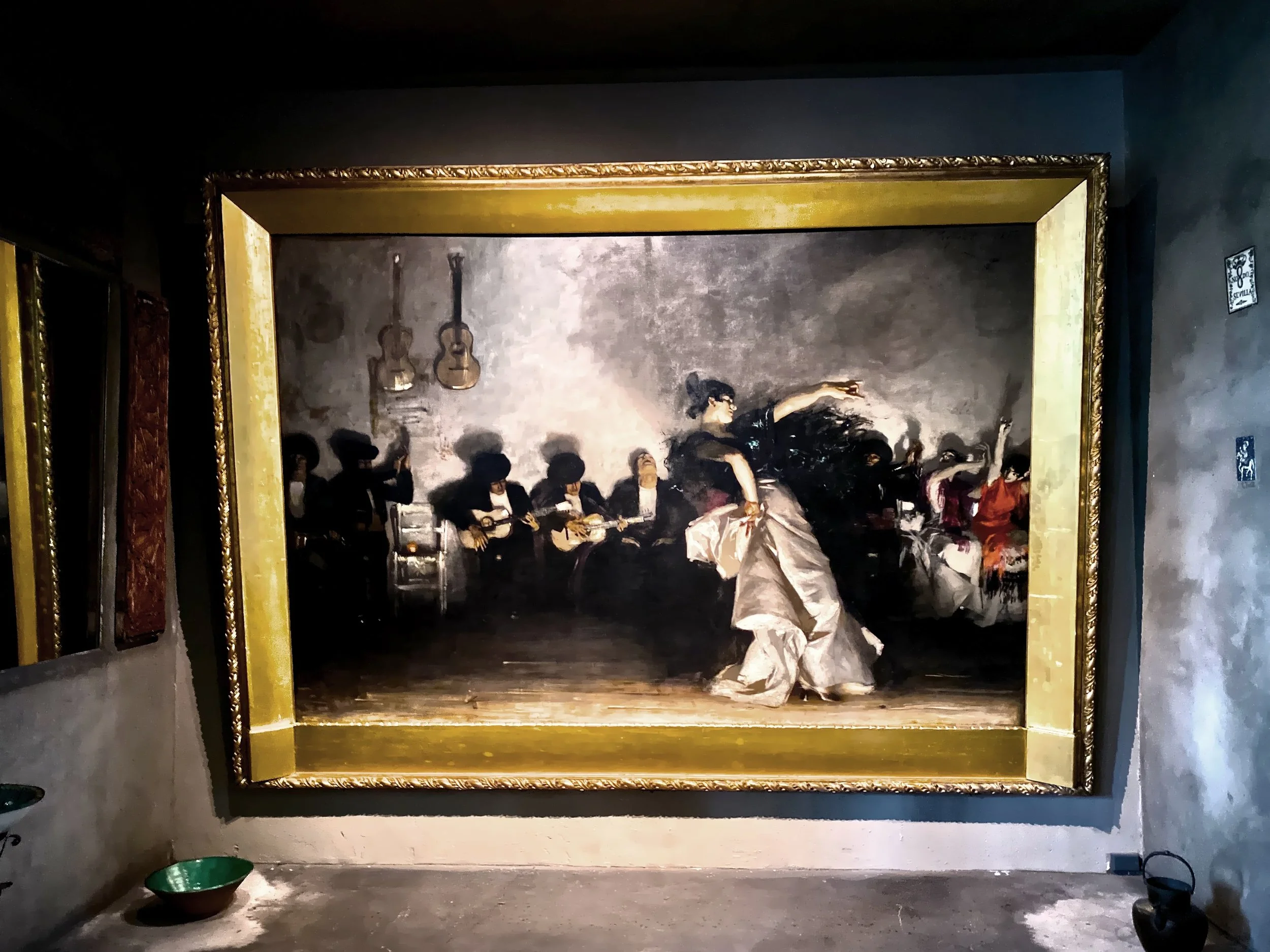  El Jaleo by John Singer Sargent in the Spanish Cloister  