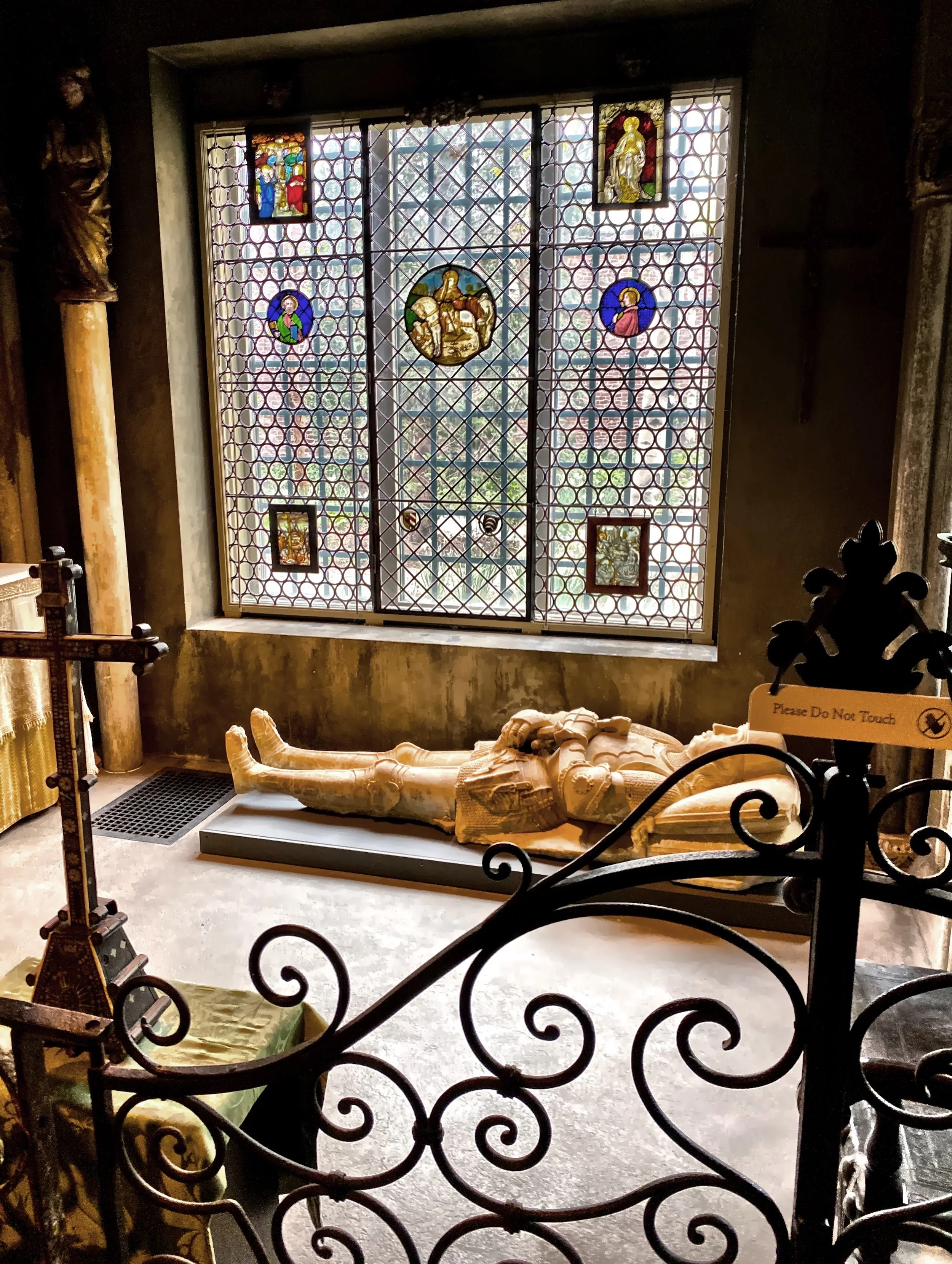  The Spanish Chapel is dedicated to her son, Jackie who died of pneumonia before in 1865.  This death prompted her husband to take her on an extended European tour to recuperate.  This trip sparked her interest in traveling and acquiring beautiful it