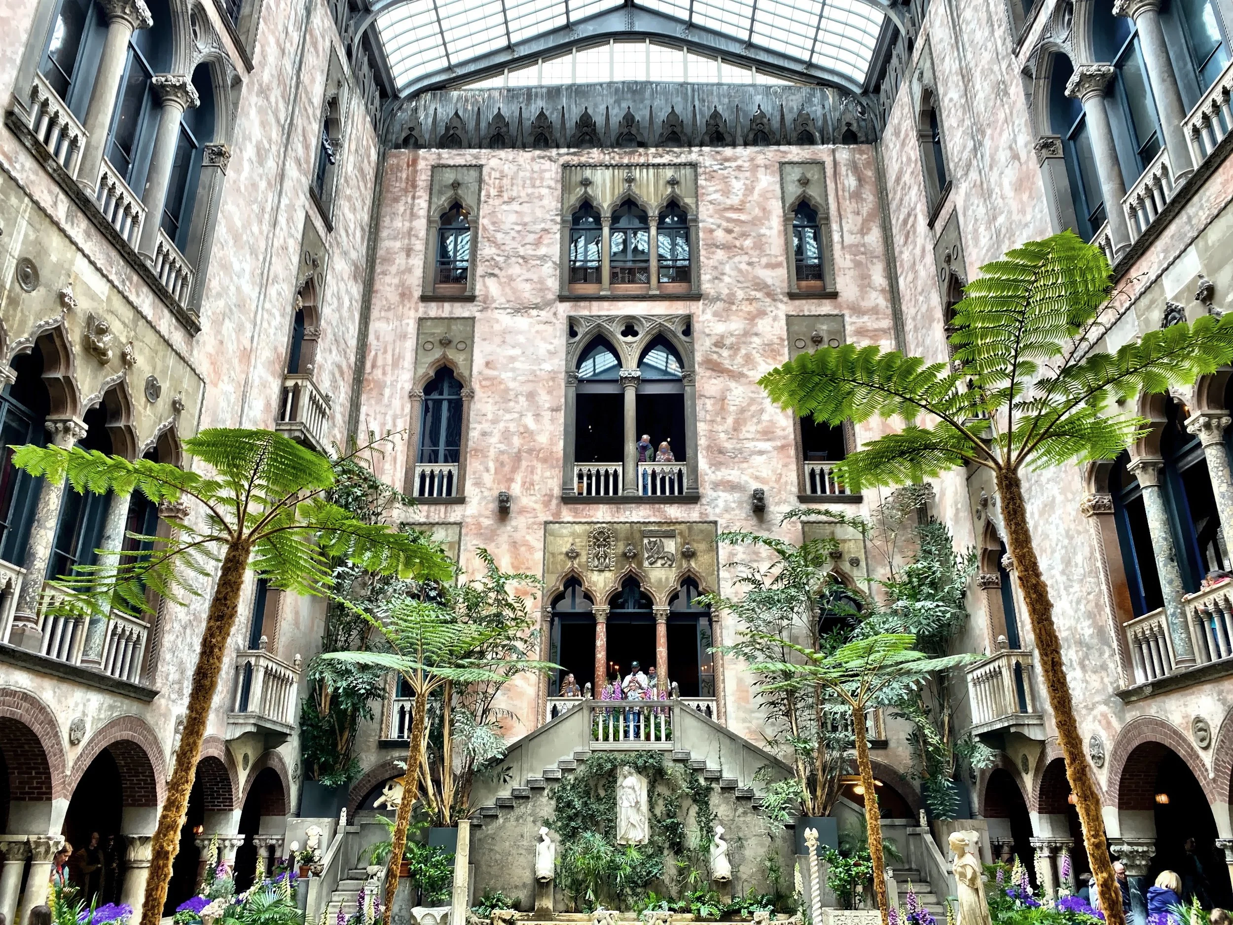  The courtyard view from the North Cloister 