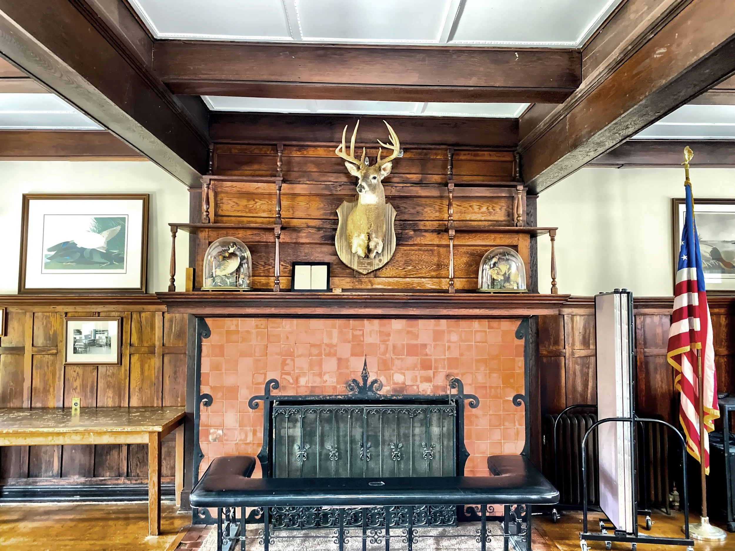 This is the gentlemen’s dining room.  The only time women were allowed in here and the billiard room was on New Year’s Eve. 