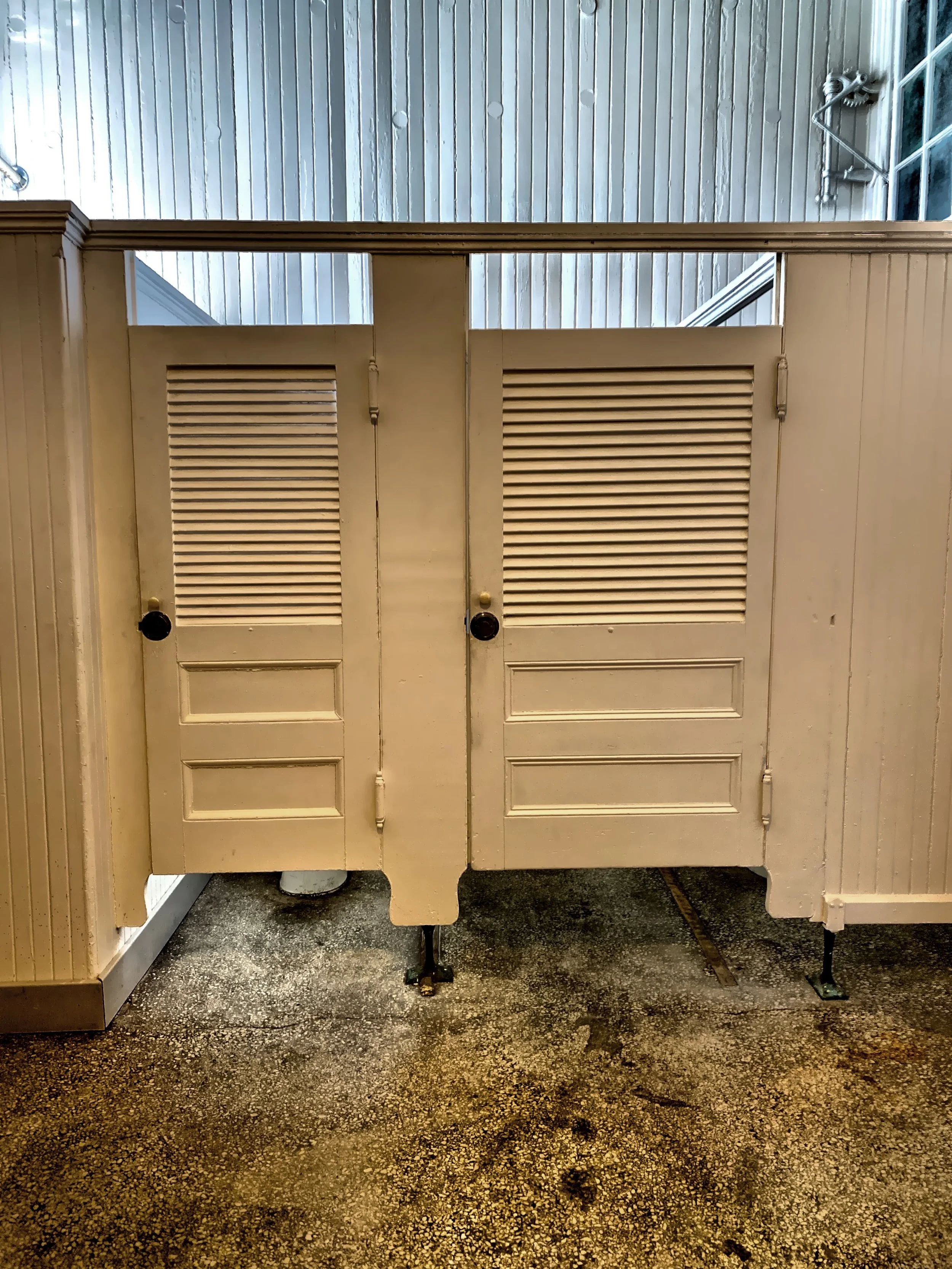  One of the original restrooms 