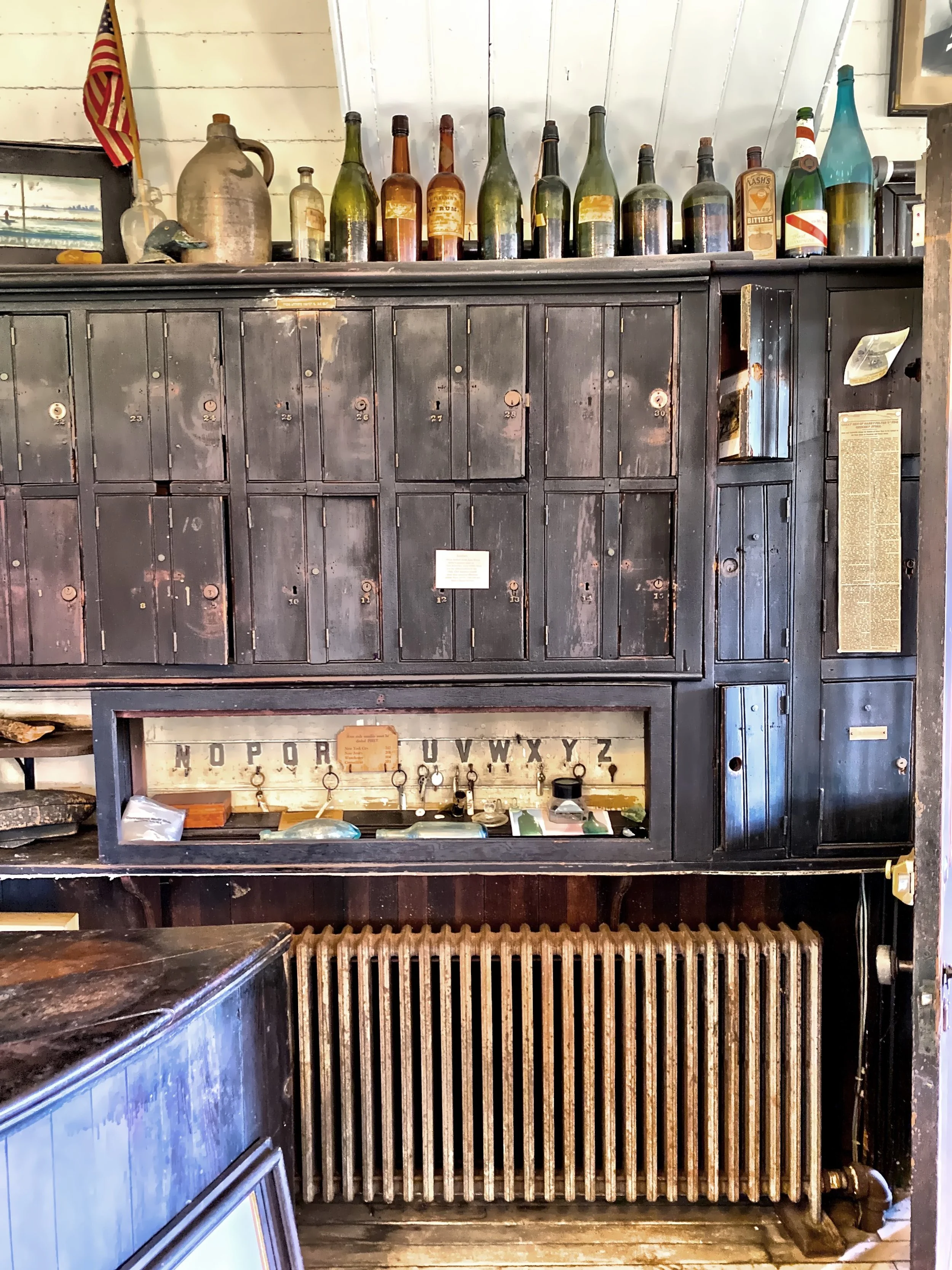  The bar in the billiard room which hosted men like Andrew Carnegie, George Lorillard, William K. Vanderbilt.  The small doors with locks behind the bar would contain the members’ liquor. 