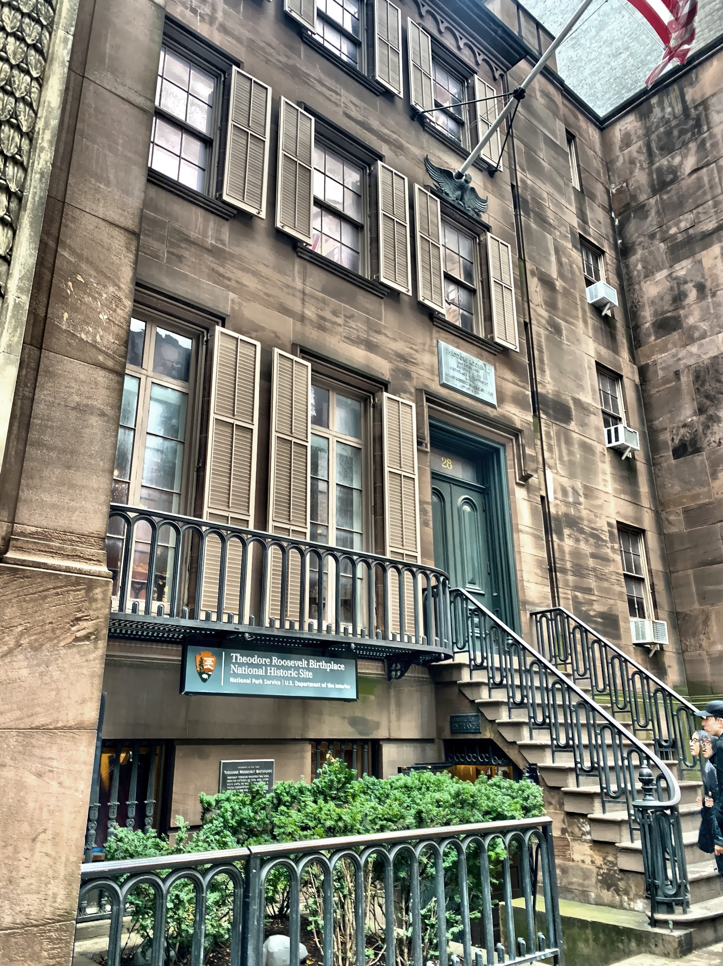  The front facade 