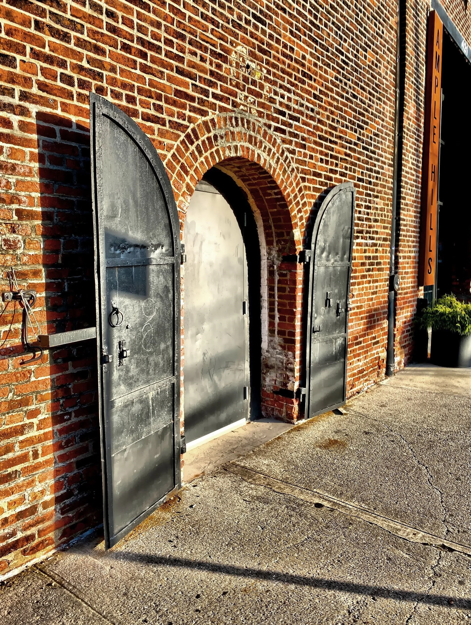  The pre-Civil War-era warehouses on the waterfront provide insight into the industrial past of the neighborhood  .   