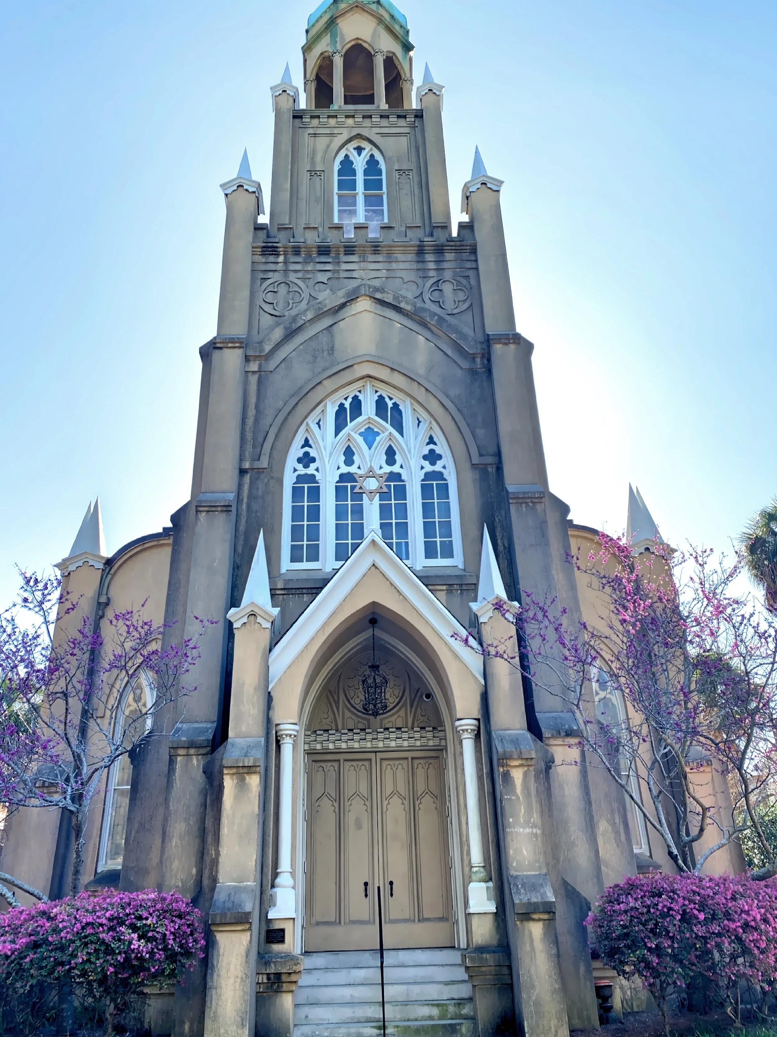  The Congregation Mickve Israel first opened in 1878 on Monterey Square. 