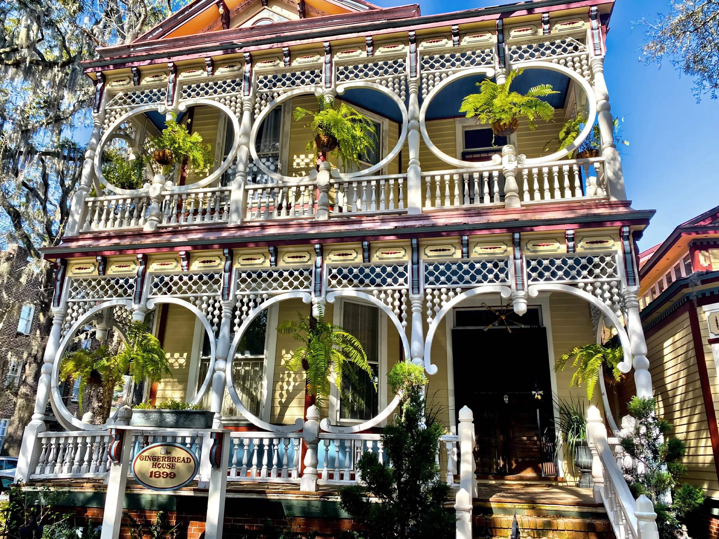  The Gingerbread House, also known as the Asendorf House was built in 1899 by Cord Asendorf, and is considered one of the finest examples of Steamboat Gothic architecture in the country. 
